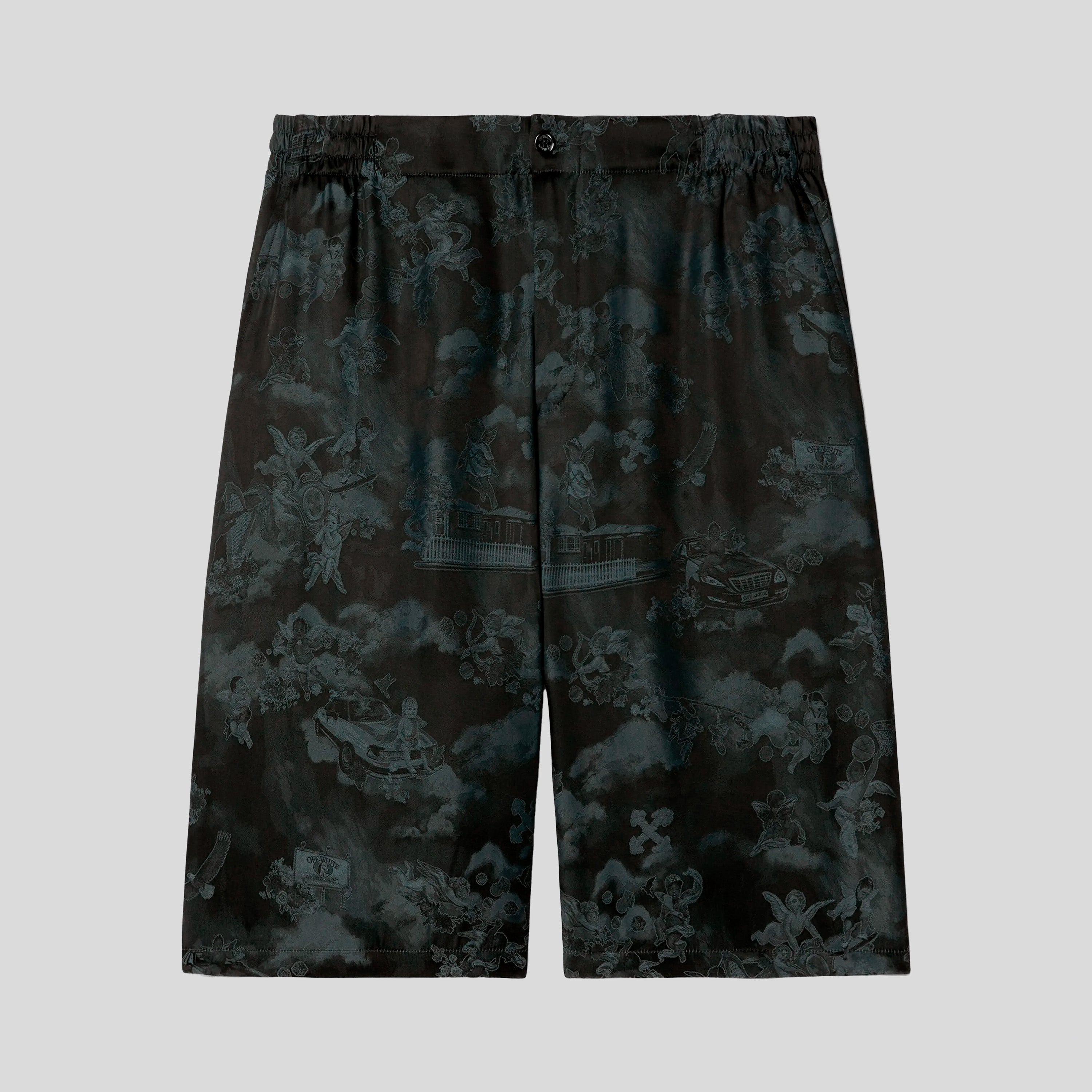 Shorts Negro Off-White Fresco Bowling
