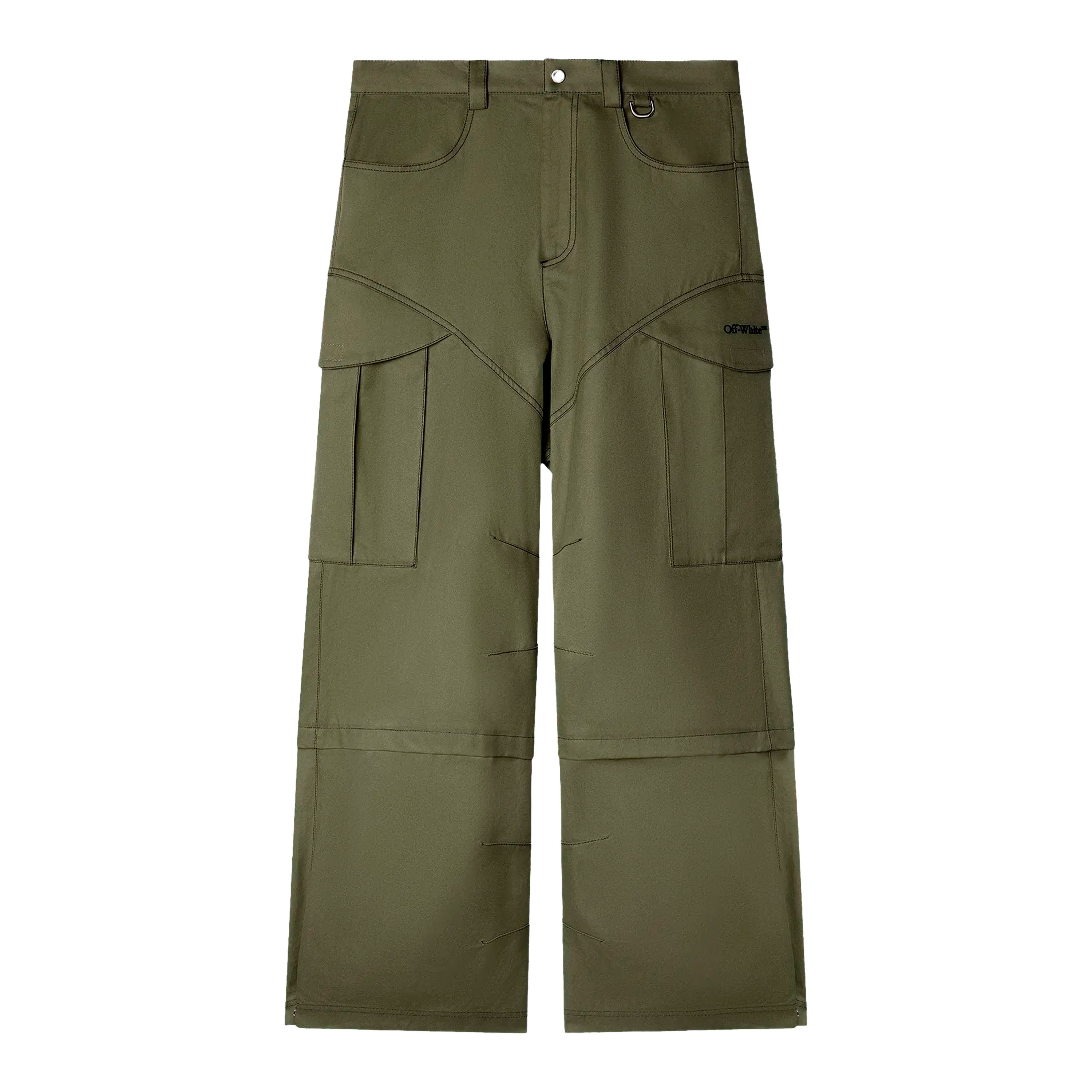 Pantalón Verde Off-White Cargo Arrow