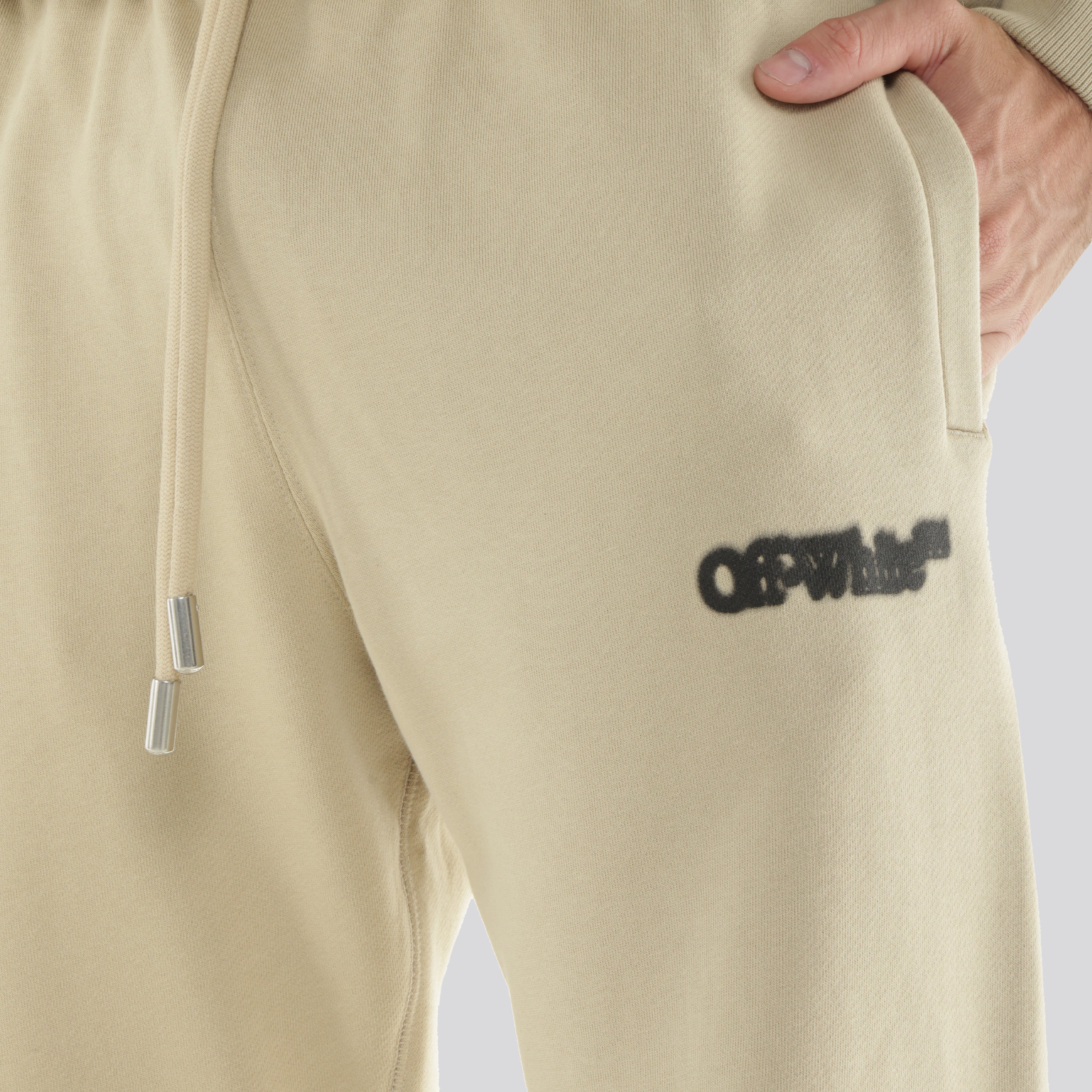 Sudadera Beige Off-White Arrow