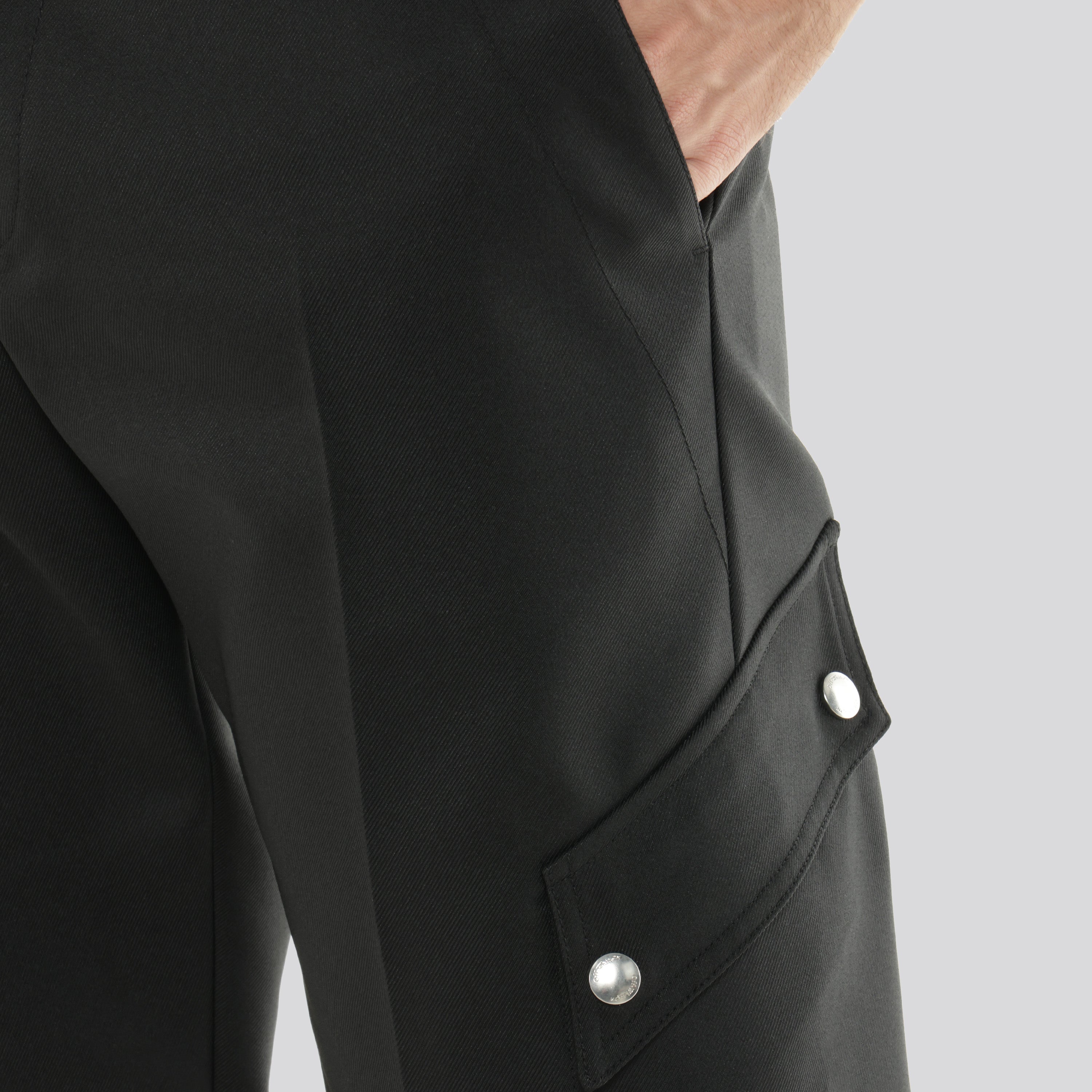 Pantalón Negro Off White Cargo Drill Slim
