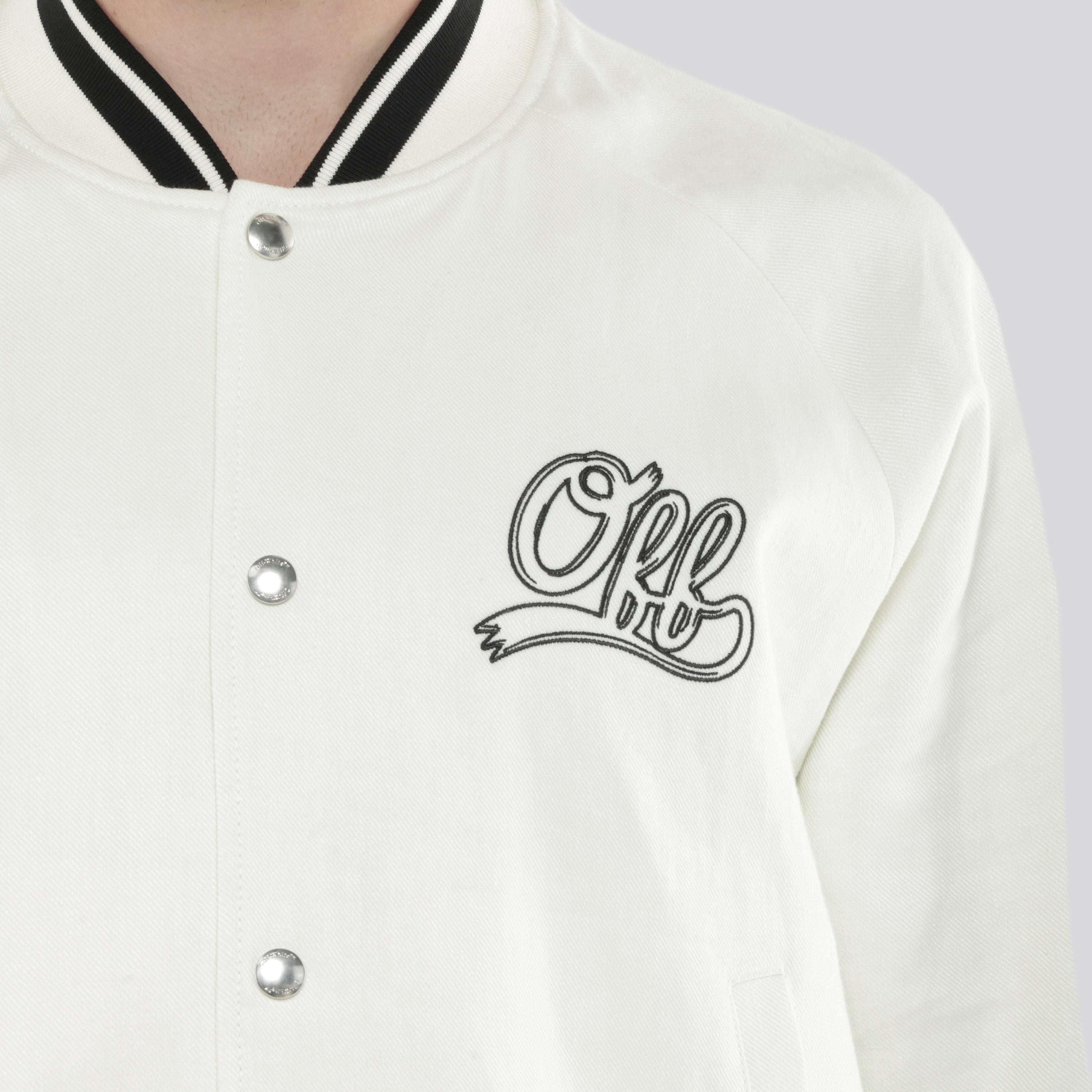 Chaqueta Crema Off White Off Italic