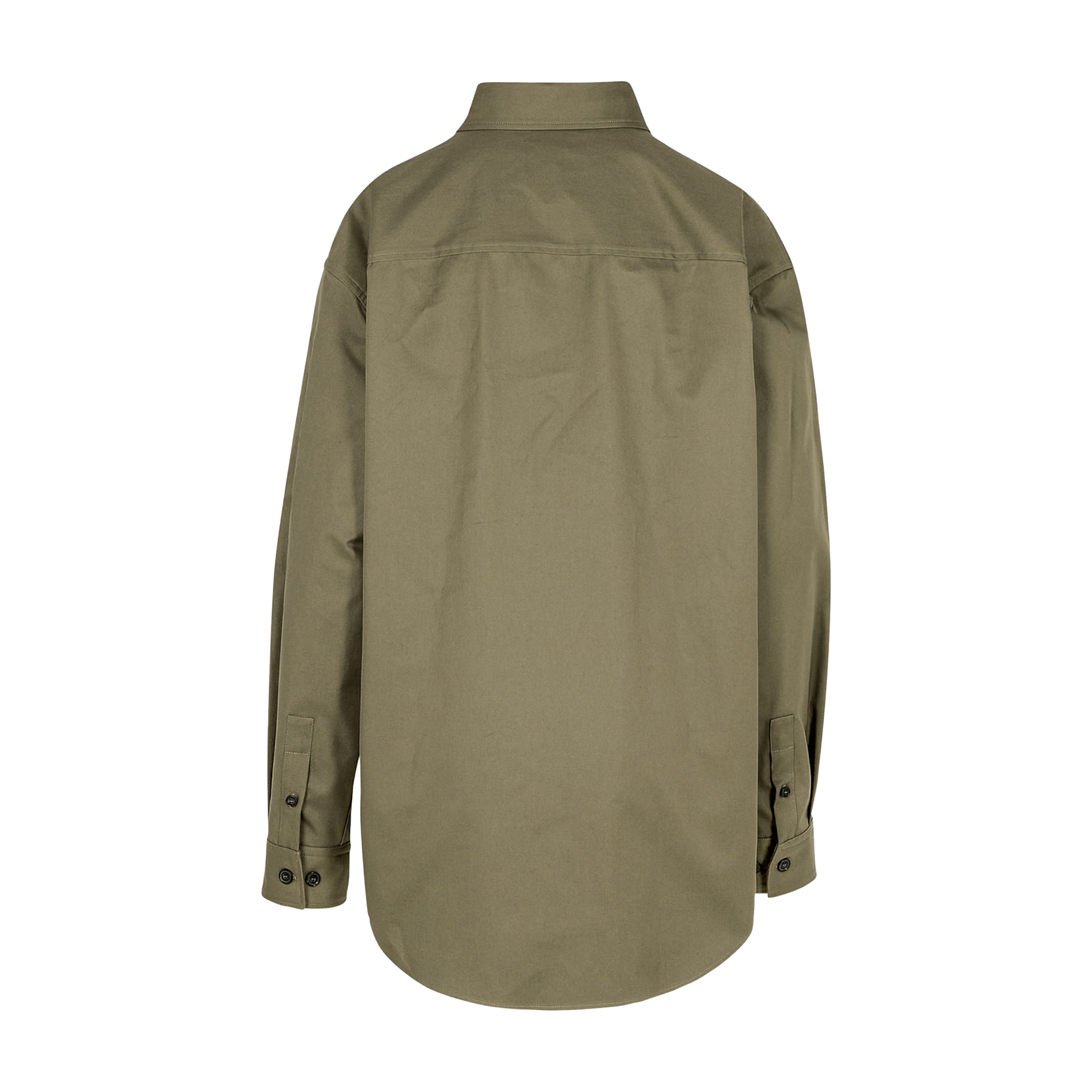 Camisa Manga Larga Verde Off-White OW Embroidered
