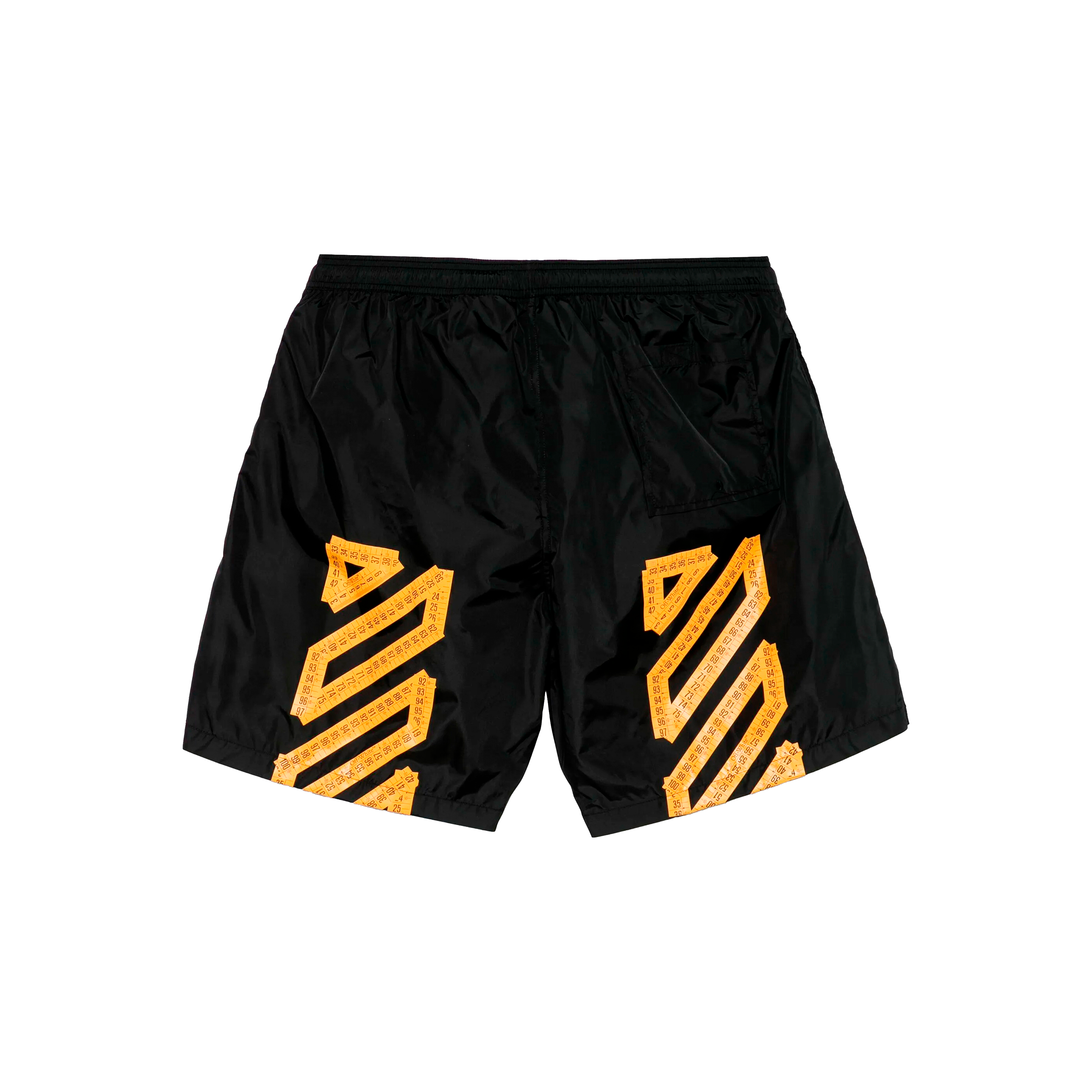 Pantaloneta Negra Off White Tape Surfer