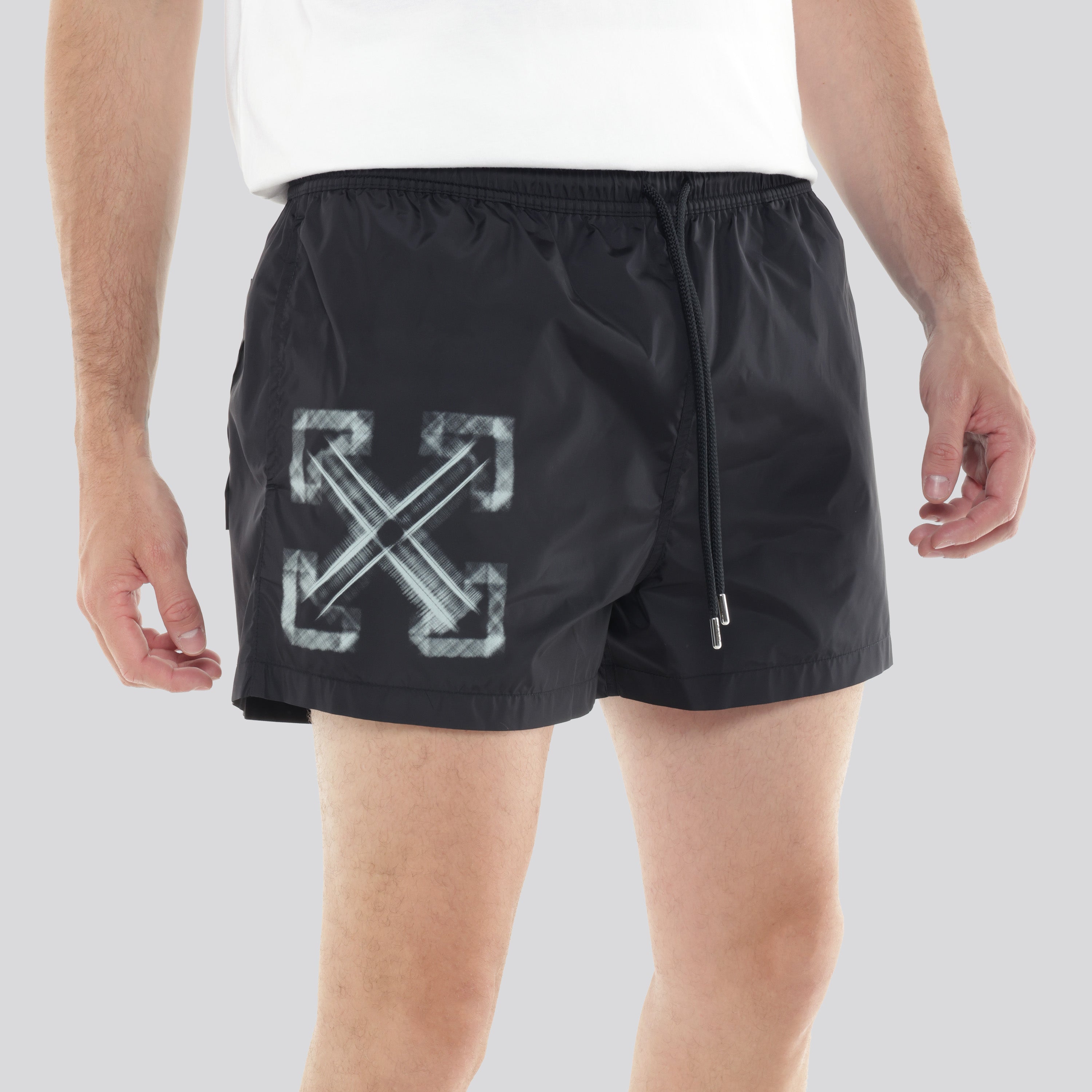 Pantaloneta Negra Off-White Vibe Arrow