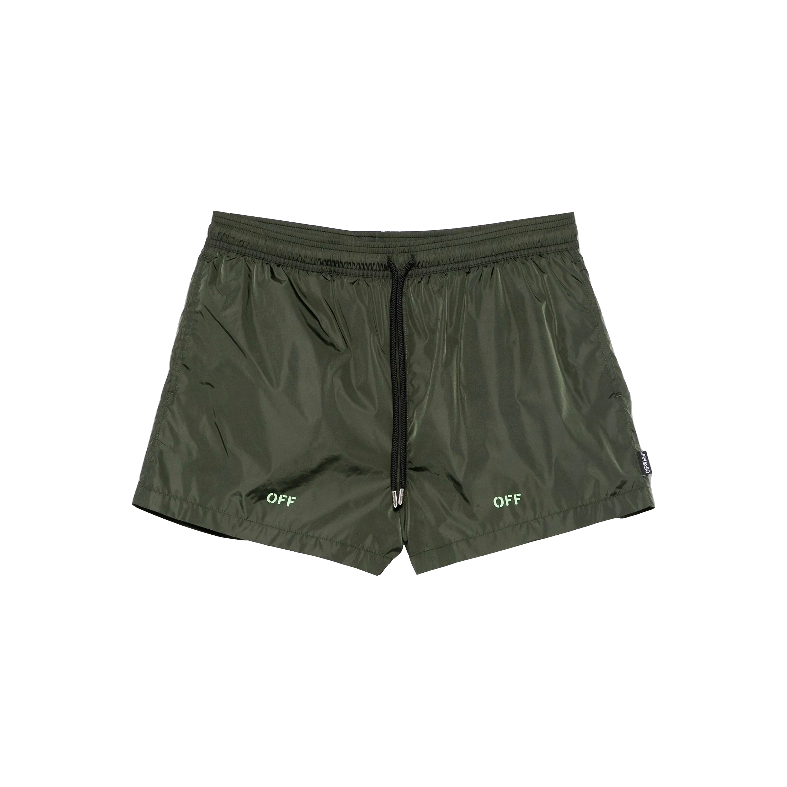 Pantaloneta Verde Off-White Off Stamp