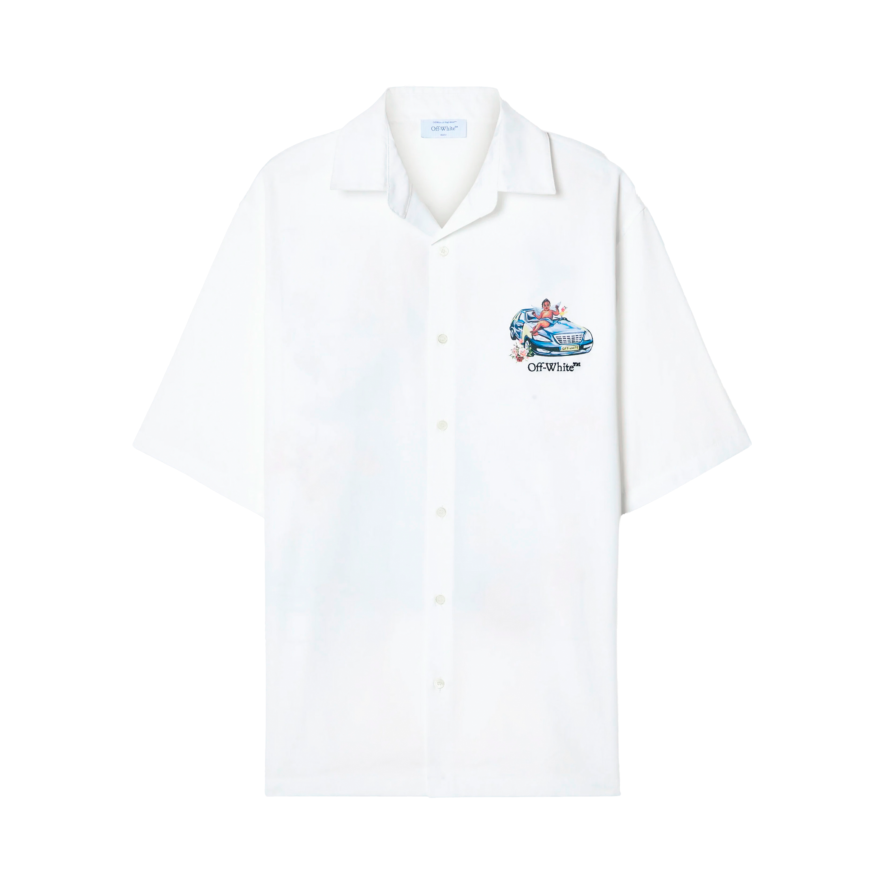 Camisa Blanca Off-White Fresco Arrow Bowling