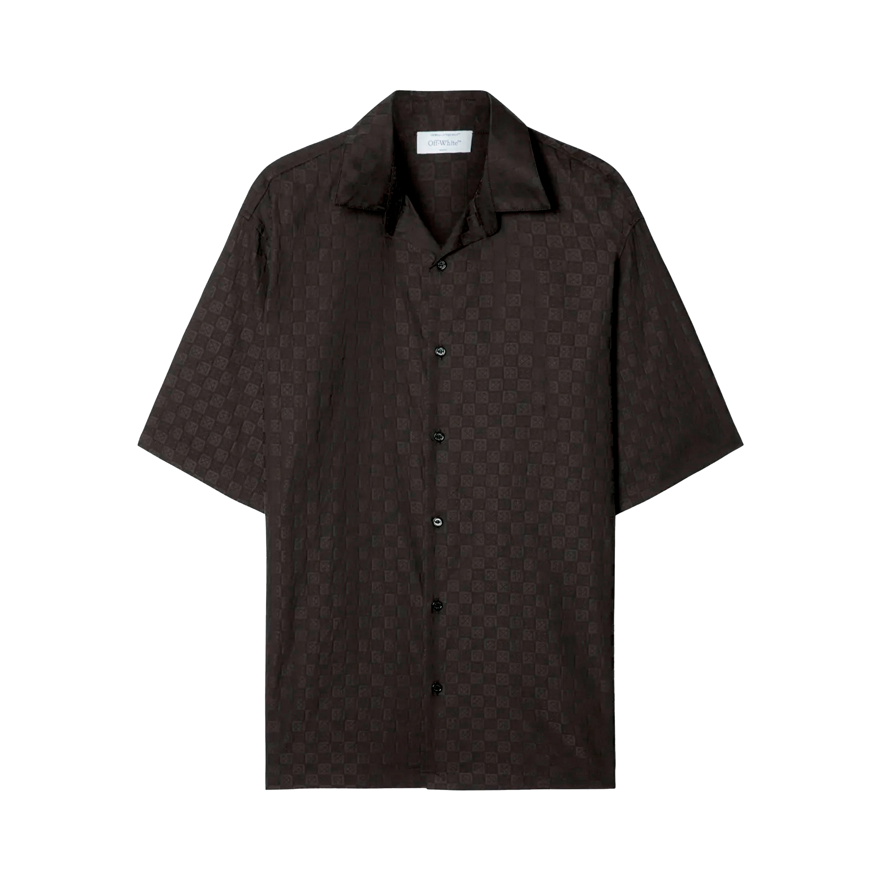 Camisa Café Off White Fresco Bowling