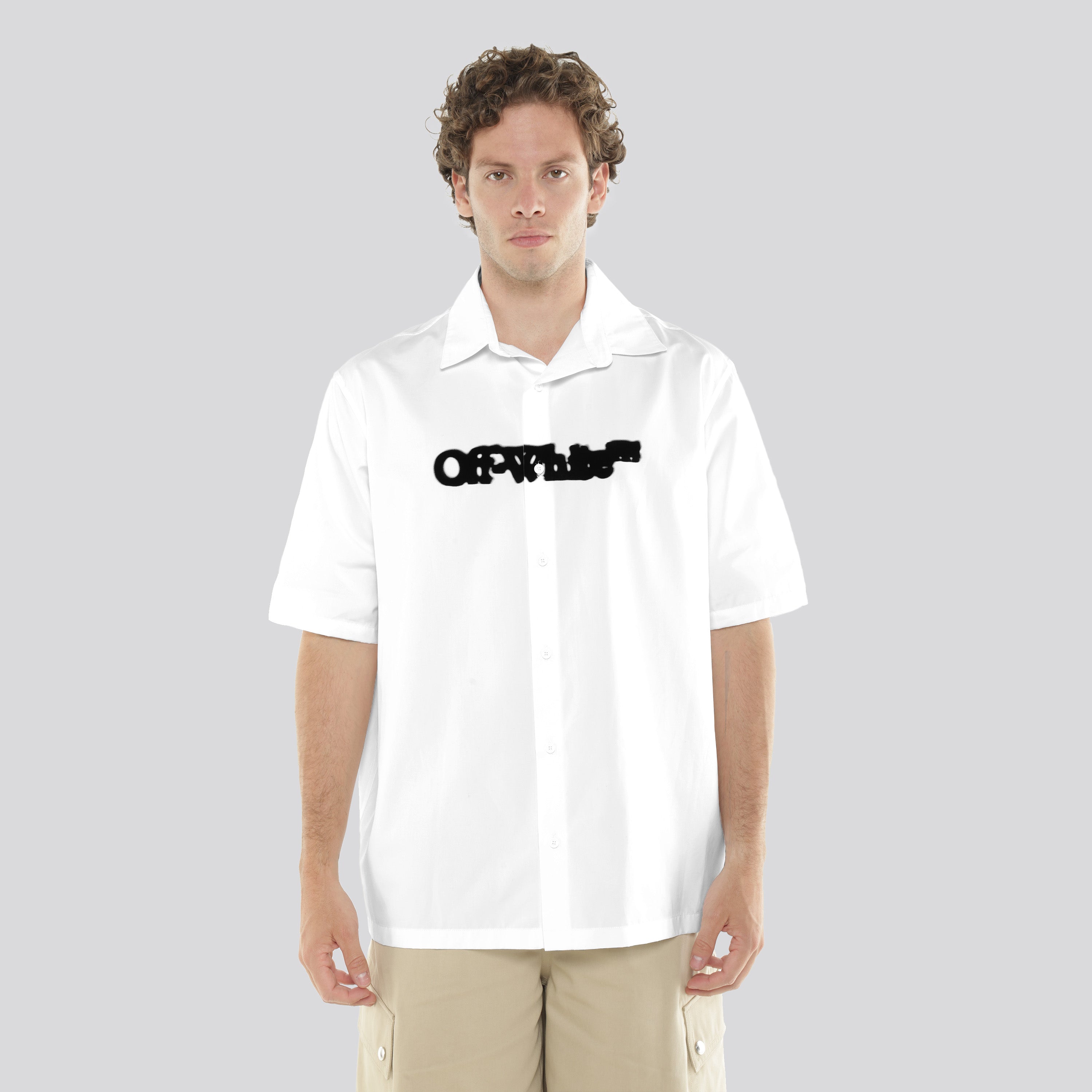 Camisa Blanca Off-White Spray Arrow