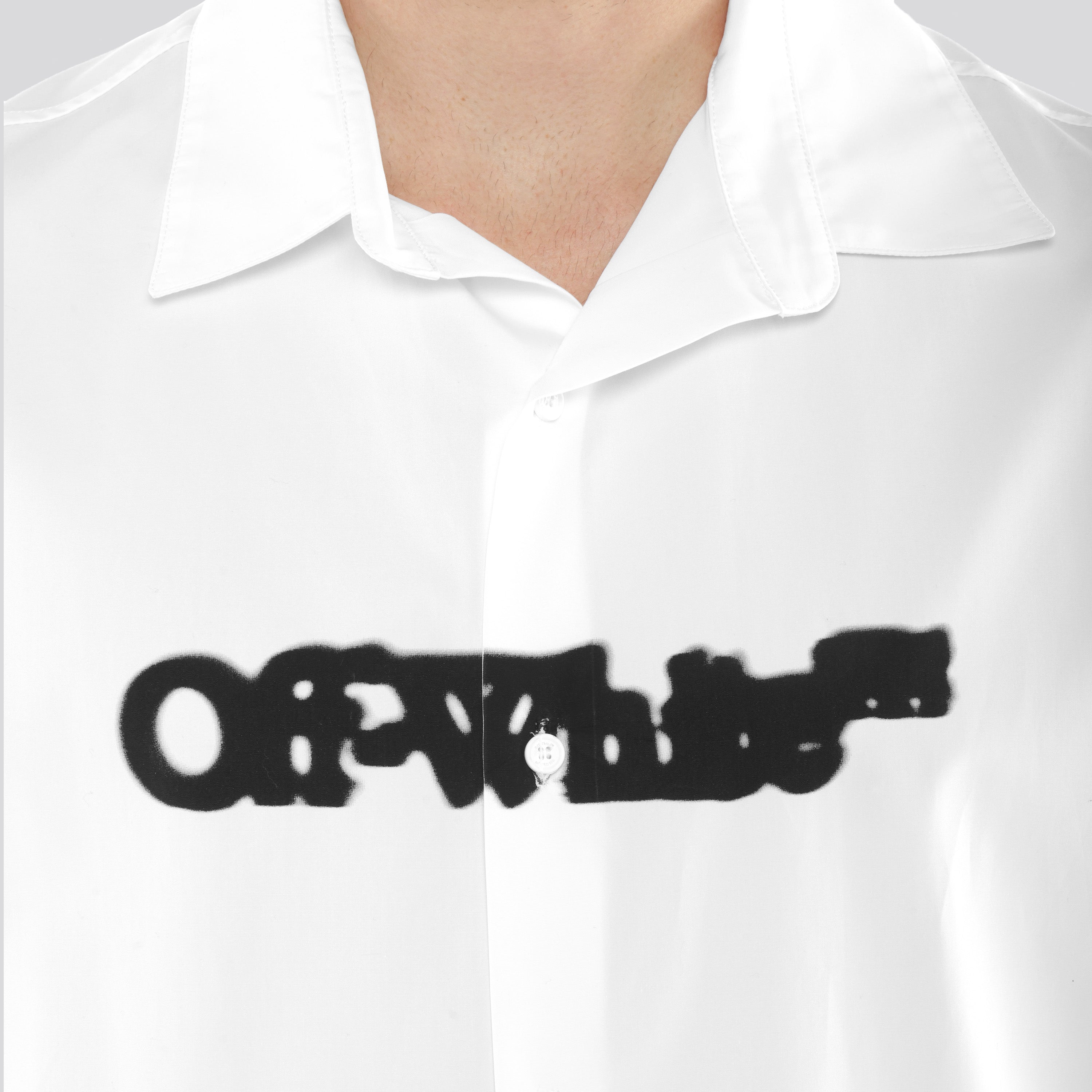 Camisa Blanca Off-White Spray Arrow