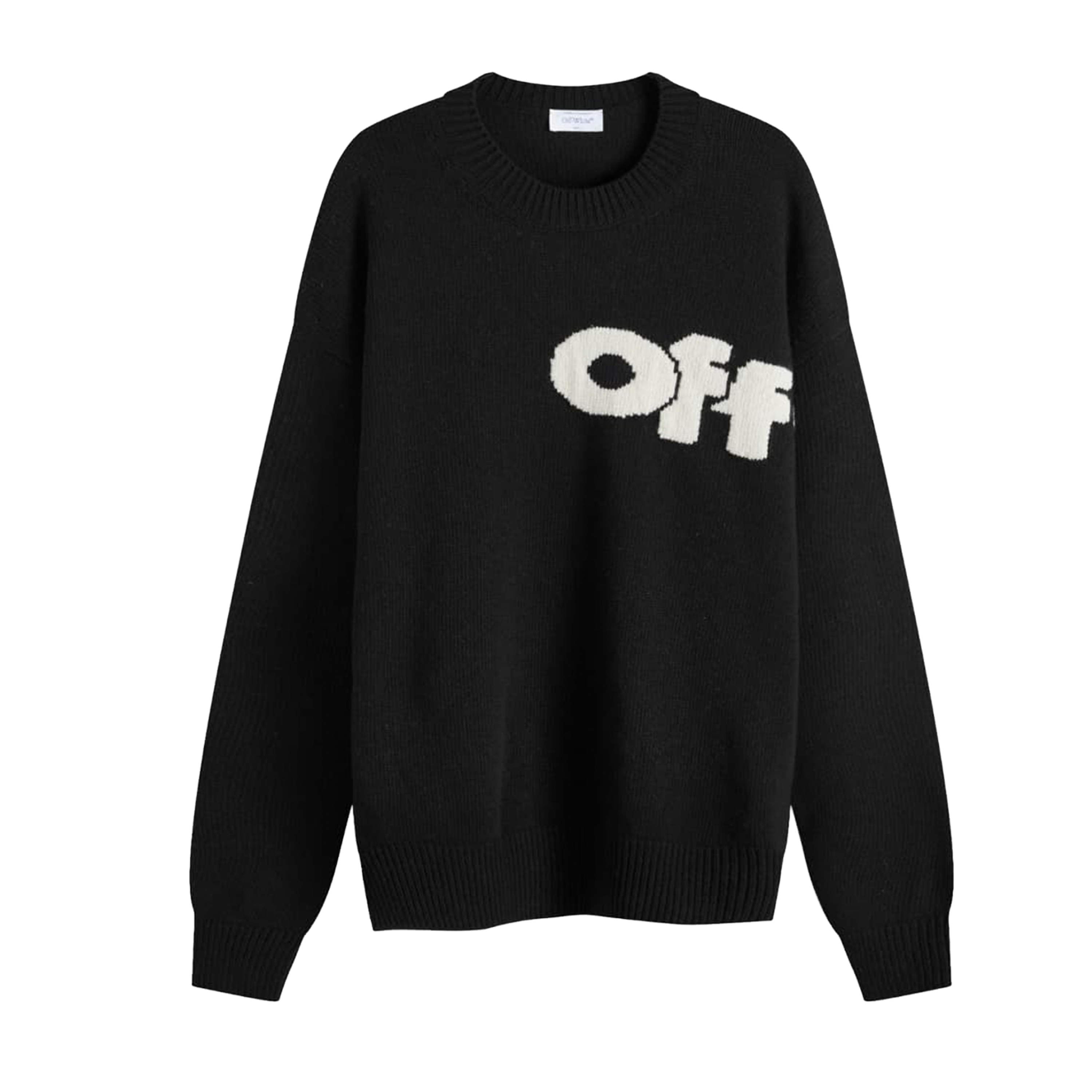 Buzo Negro Off-White Shared Logo