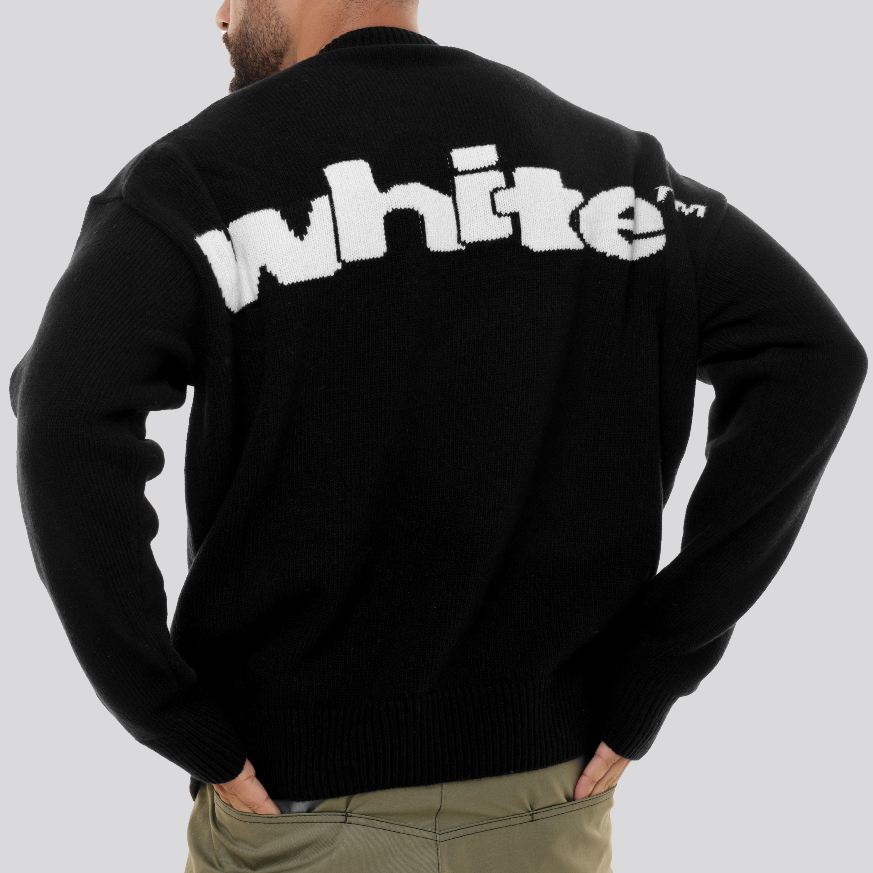Buzo Negro Off-White Shared Logo
