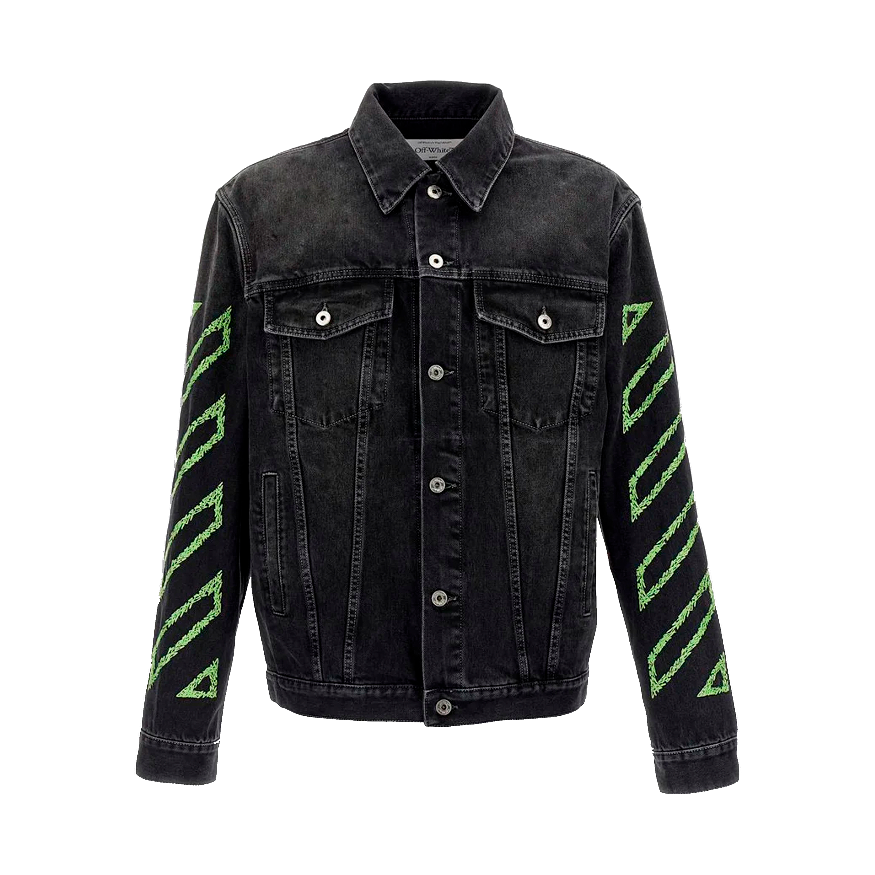 Chaqueta Negra Off-White Diag Skate
