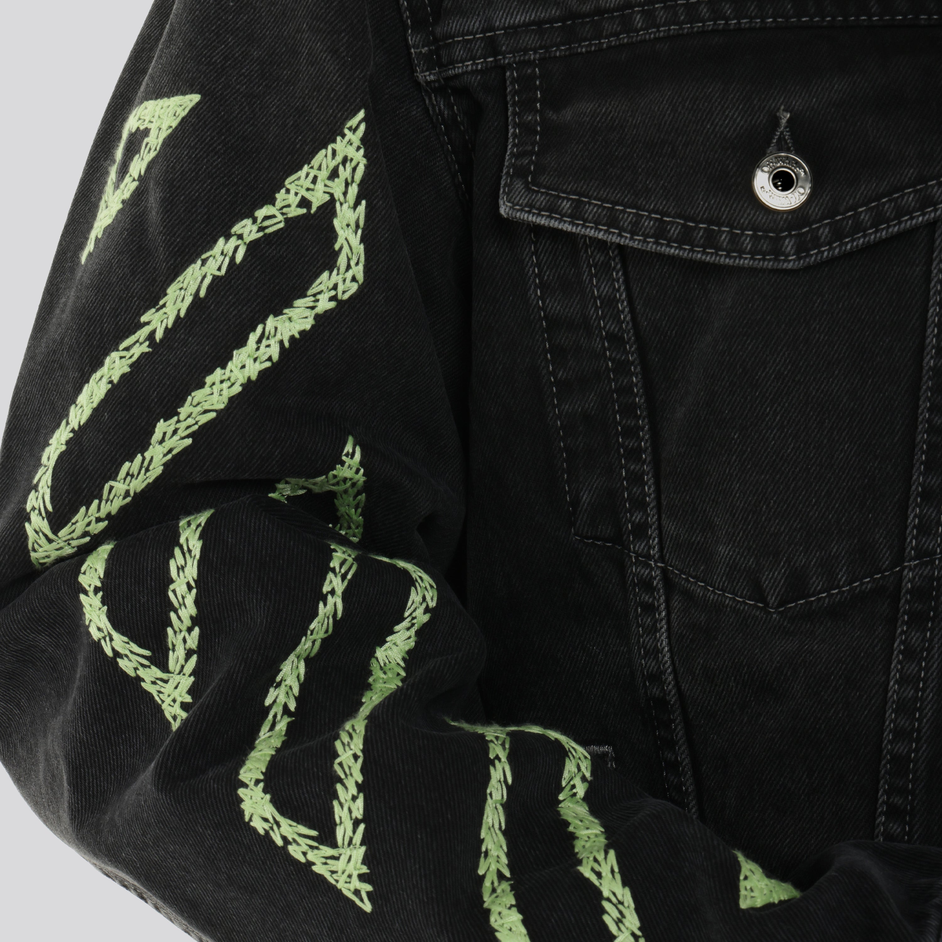 Chaqueta Negra Off-White Diag Skate