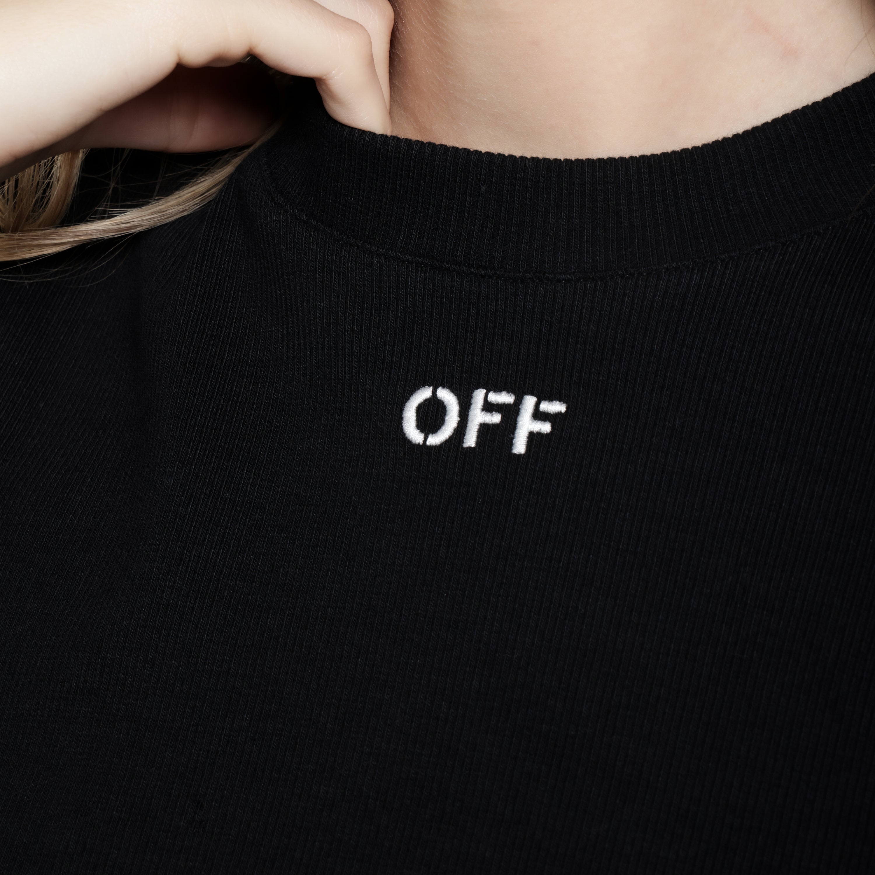 Camiseta Negra Off-White Off Stamp
