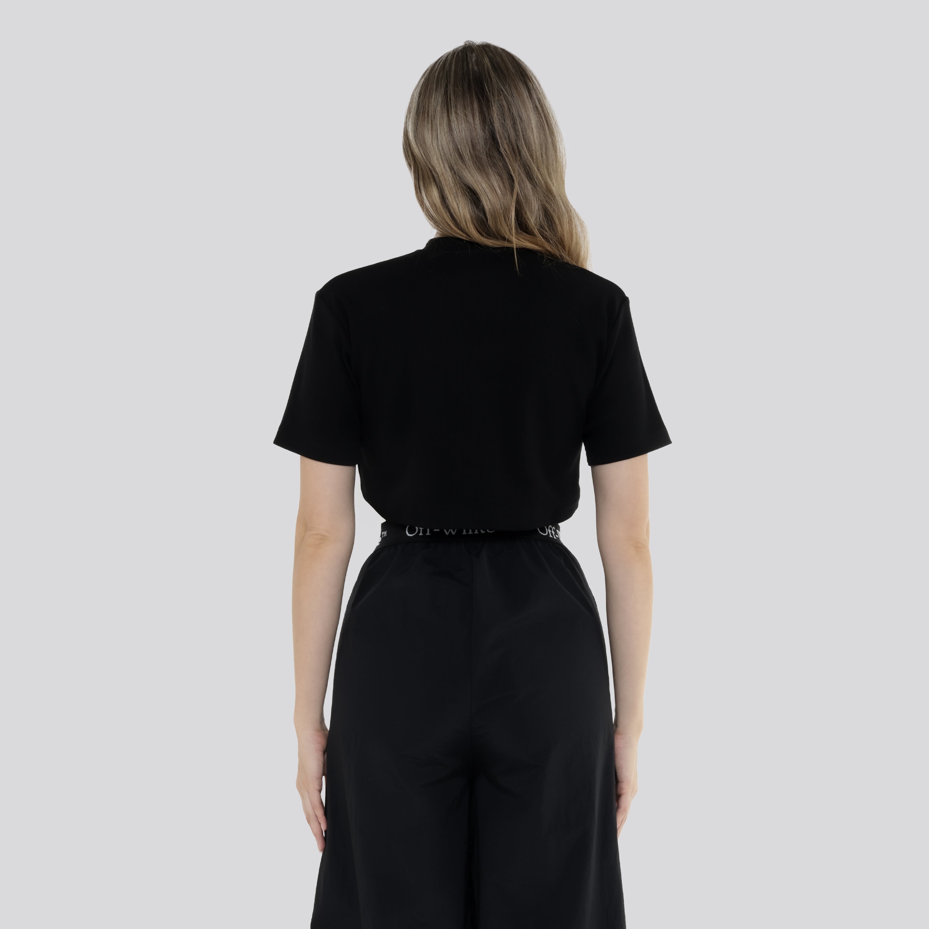 Camiseta Negra Off-White Off Stamp