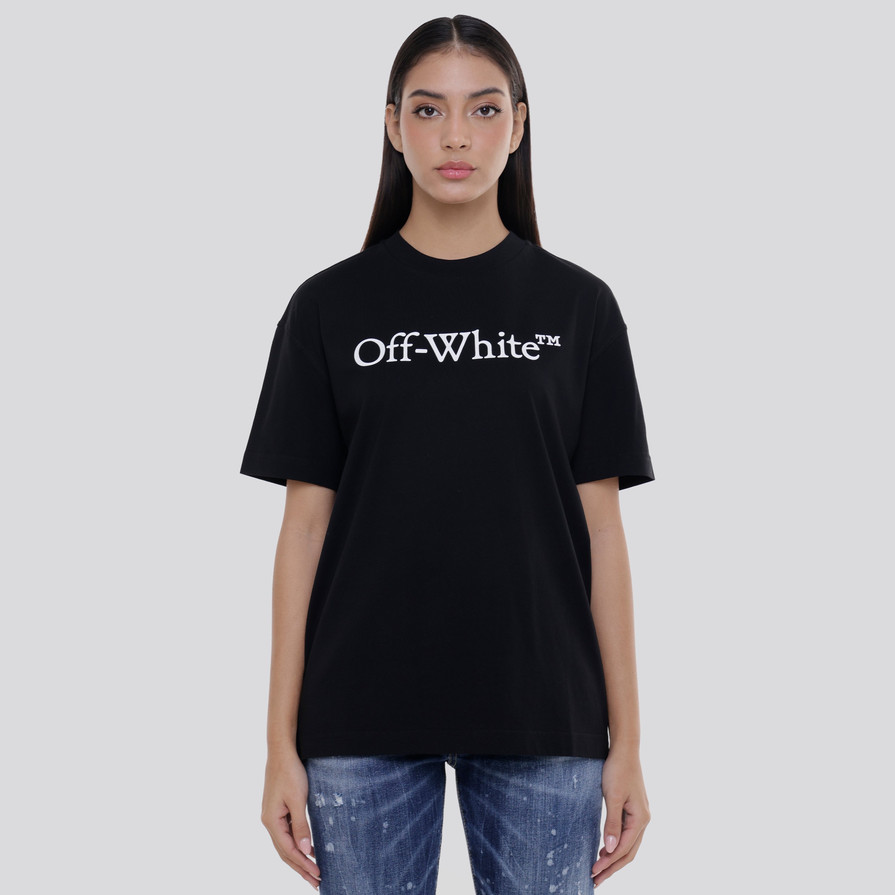 Camiseta Negra Off-White Big Logo