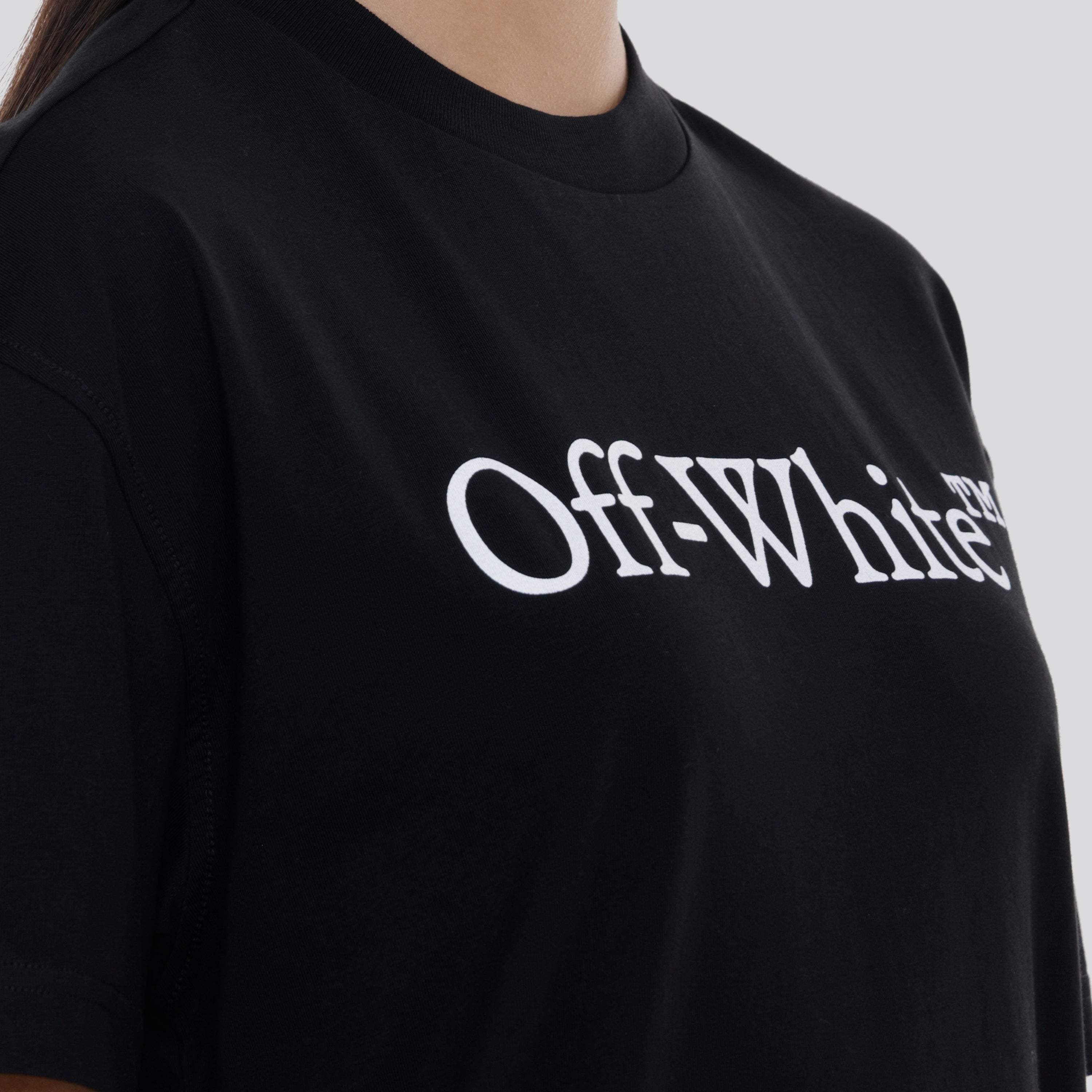 Camiseta Negra Off-White Big Logo