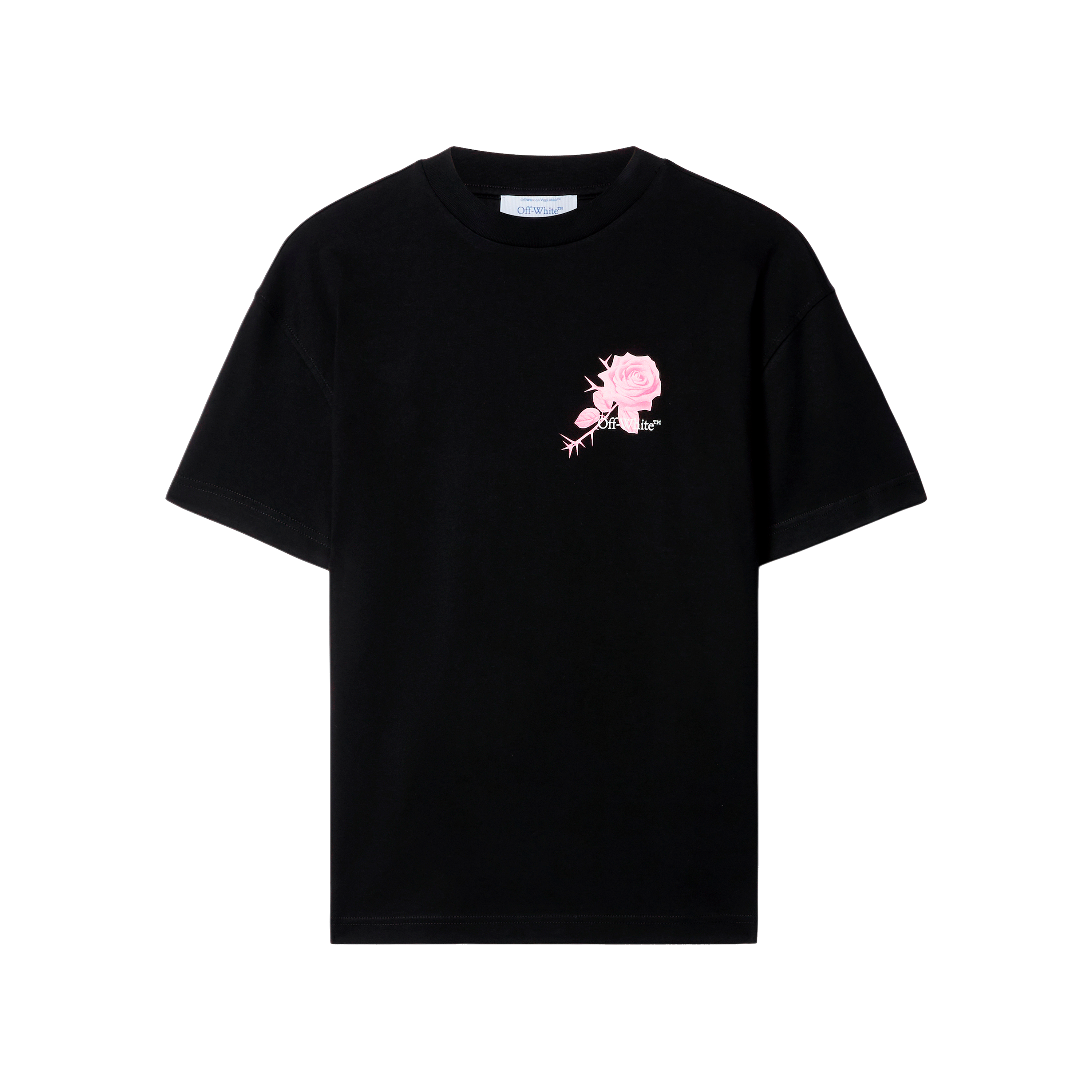 Camiseta Negra Off-White Roses Arrows