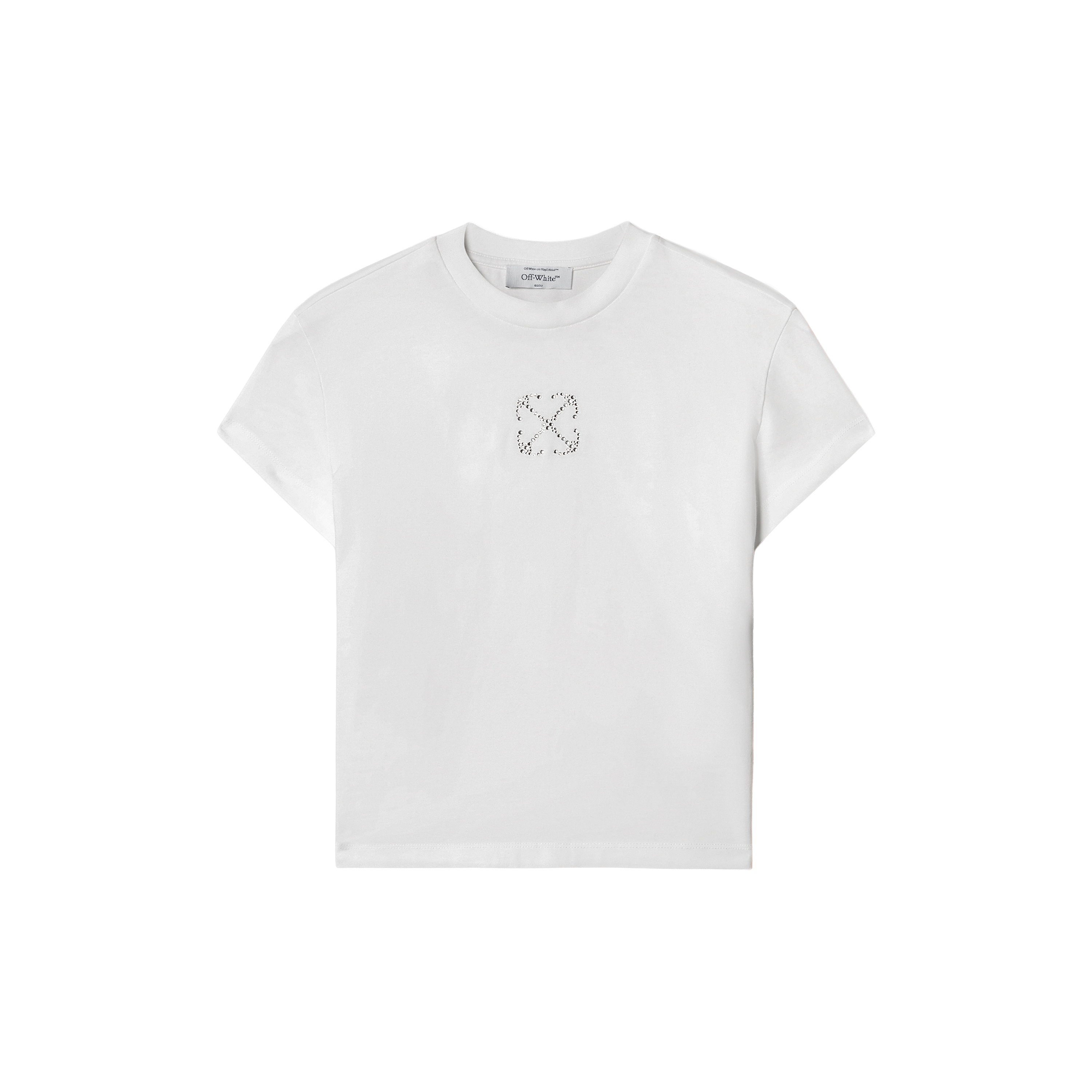 Camiseta Blanca Off White Jewel Mini Arrow