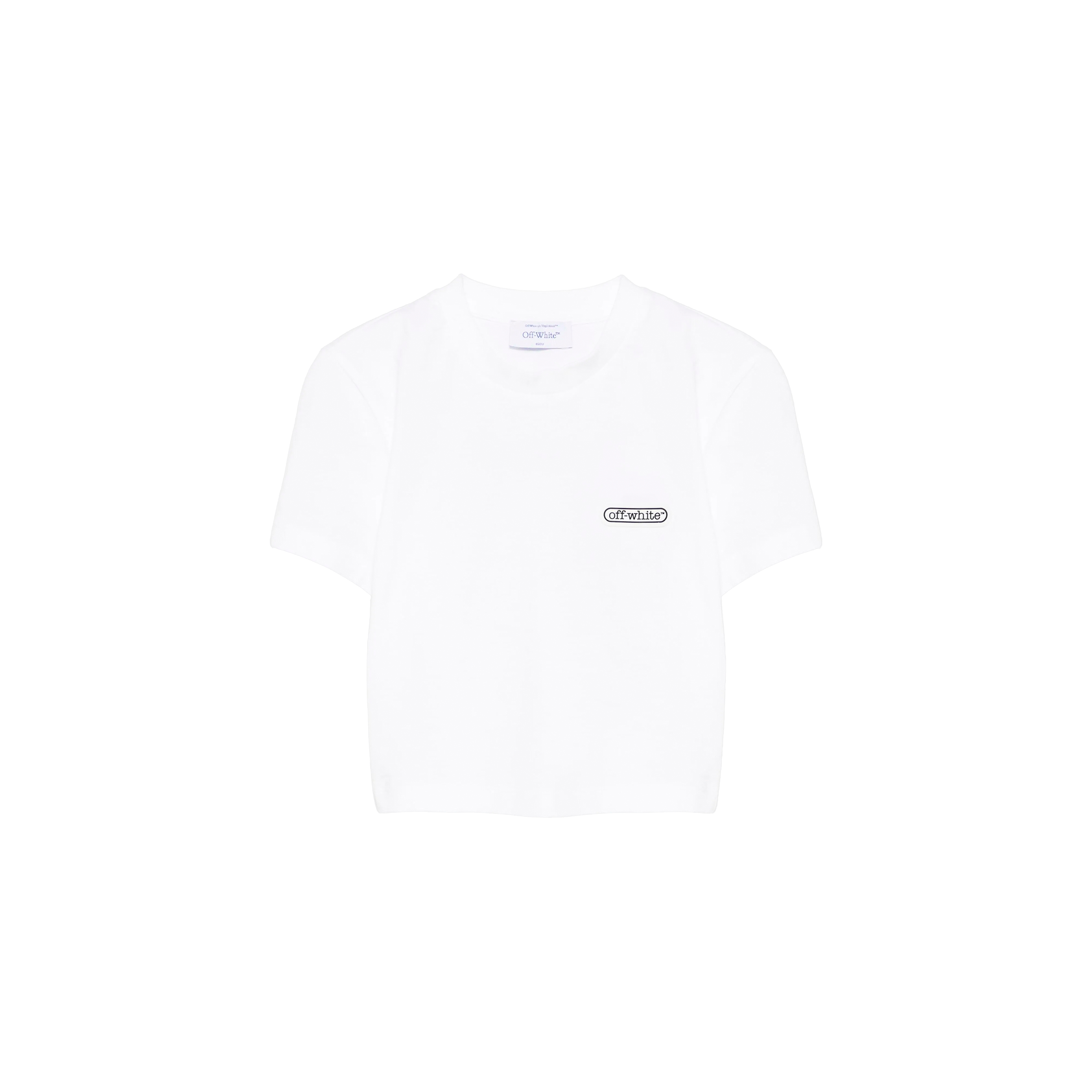 Camiseta Blanca Off-White Patch Logo 90S