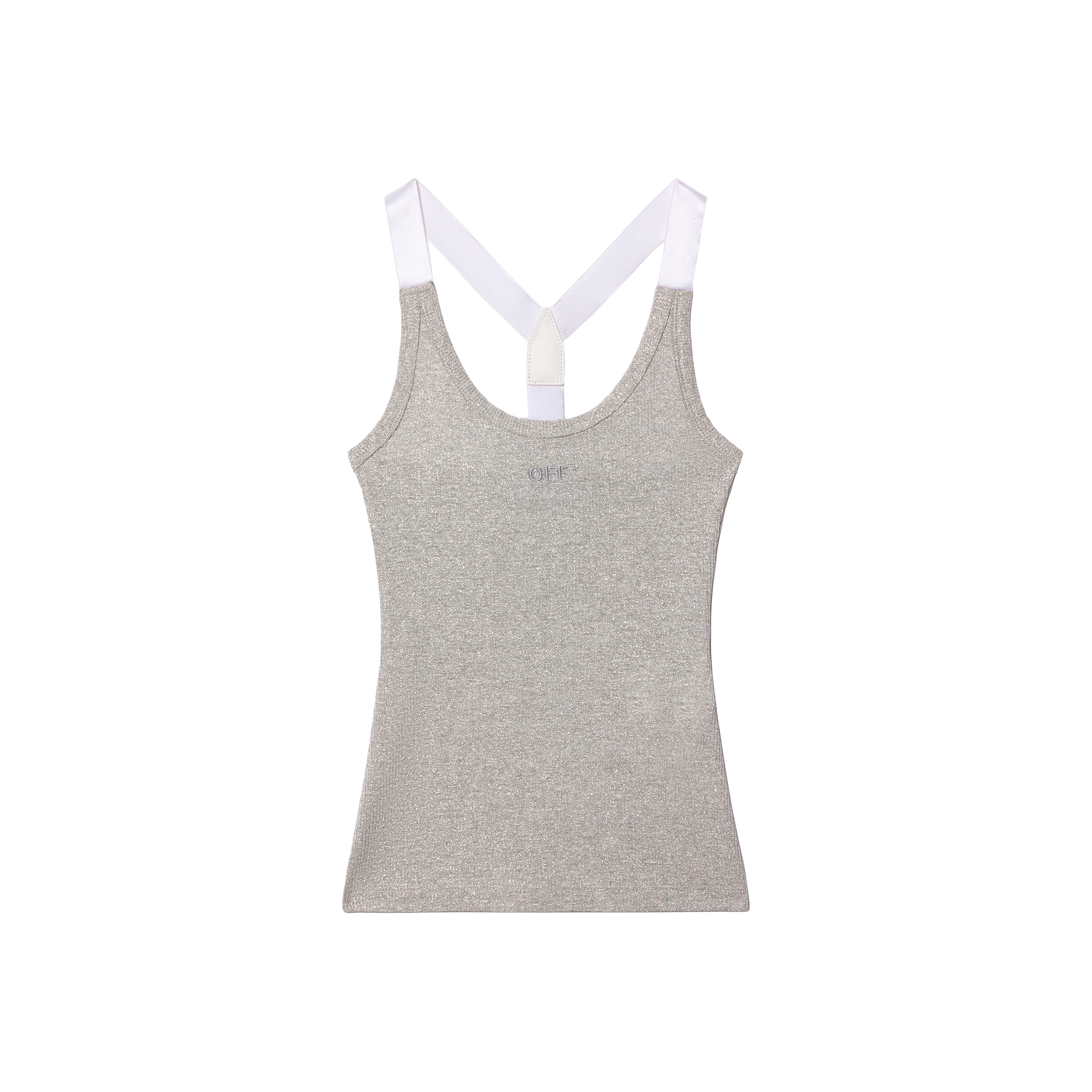 Top Silver Off White Luxer Rib