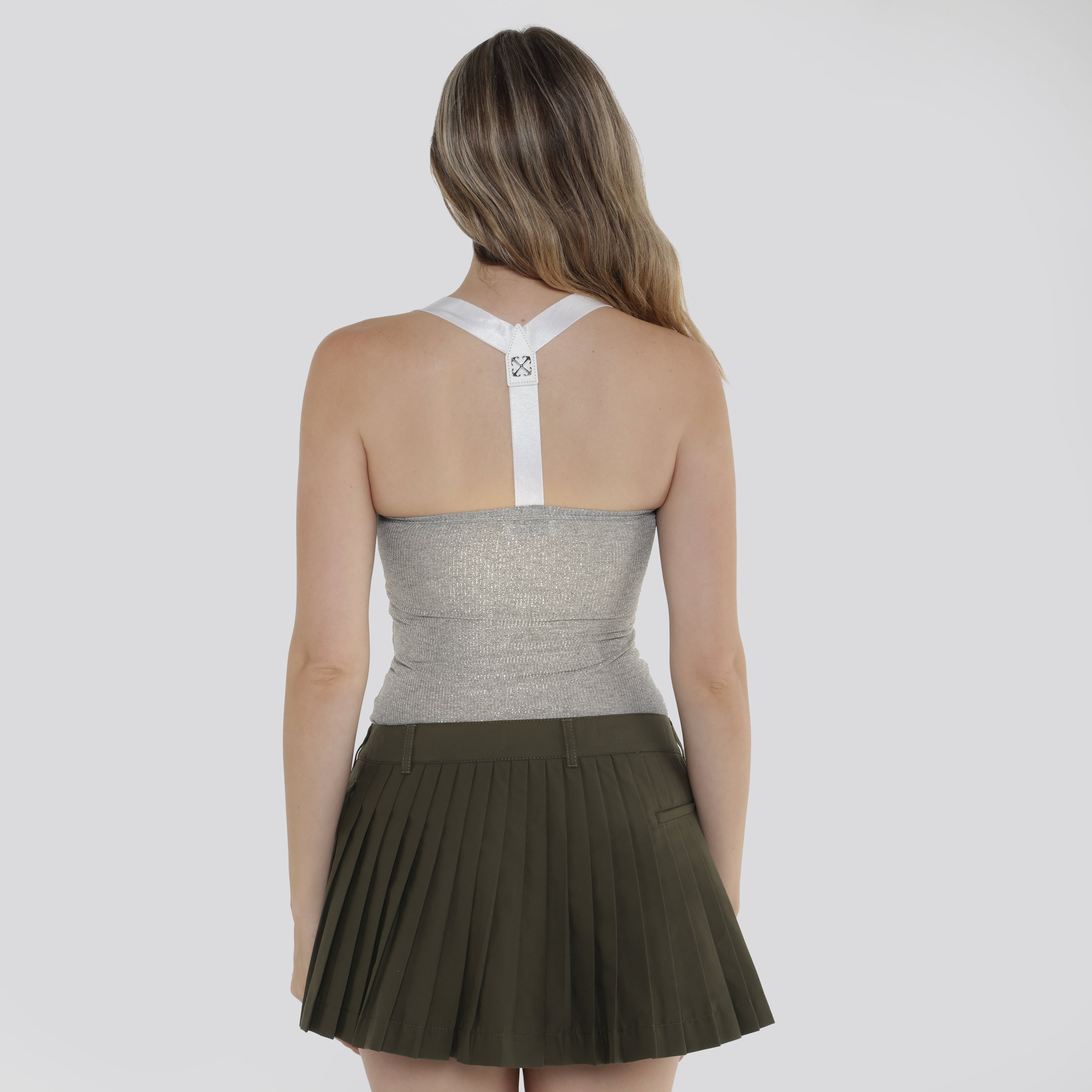 Top Silver Off White Luxer Rib