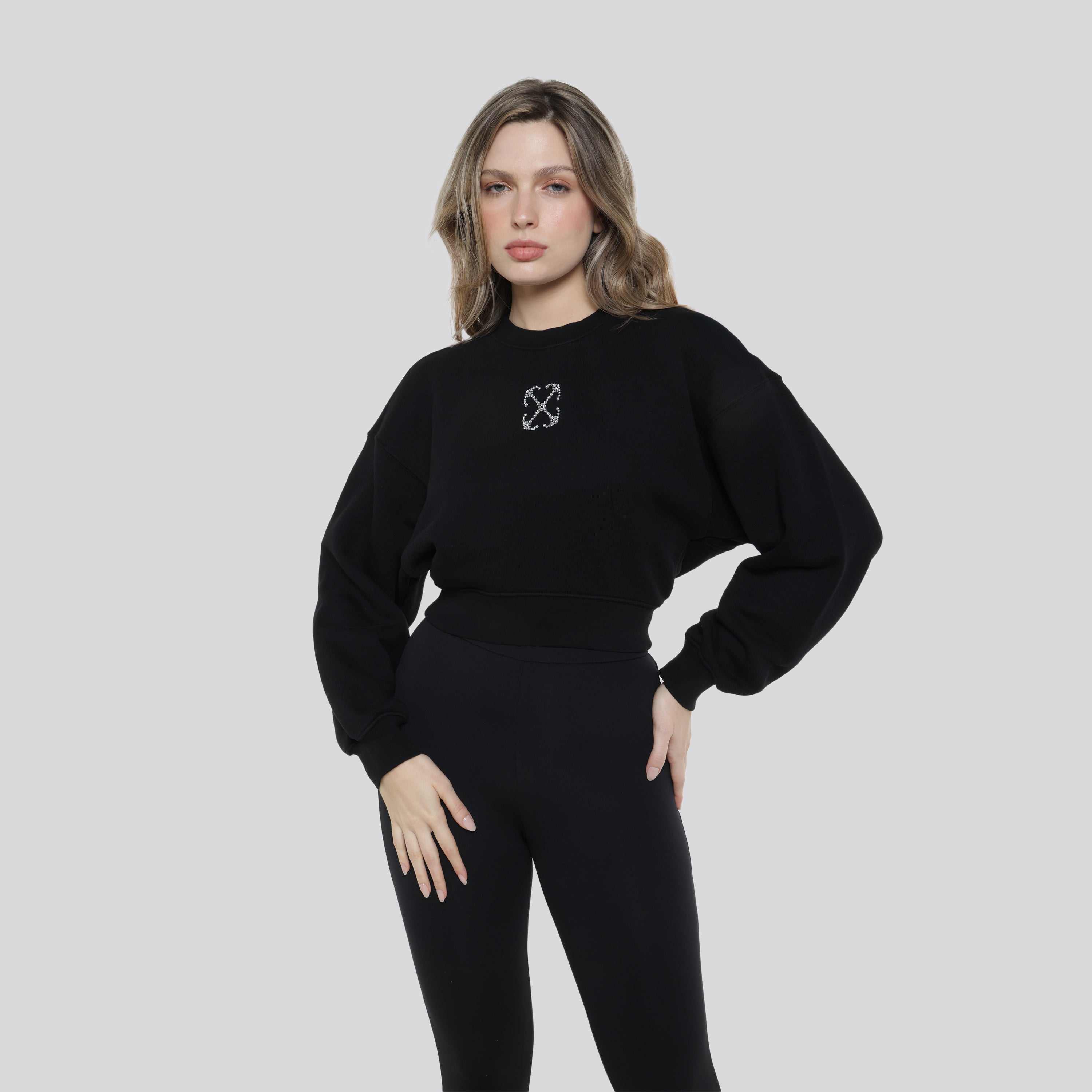 Buzo Negro Off-White Jewel Mini Arrow