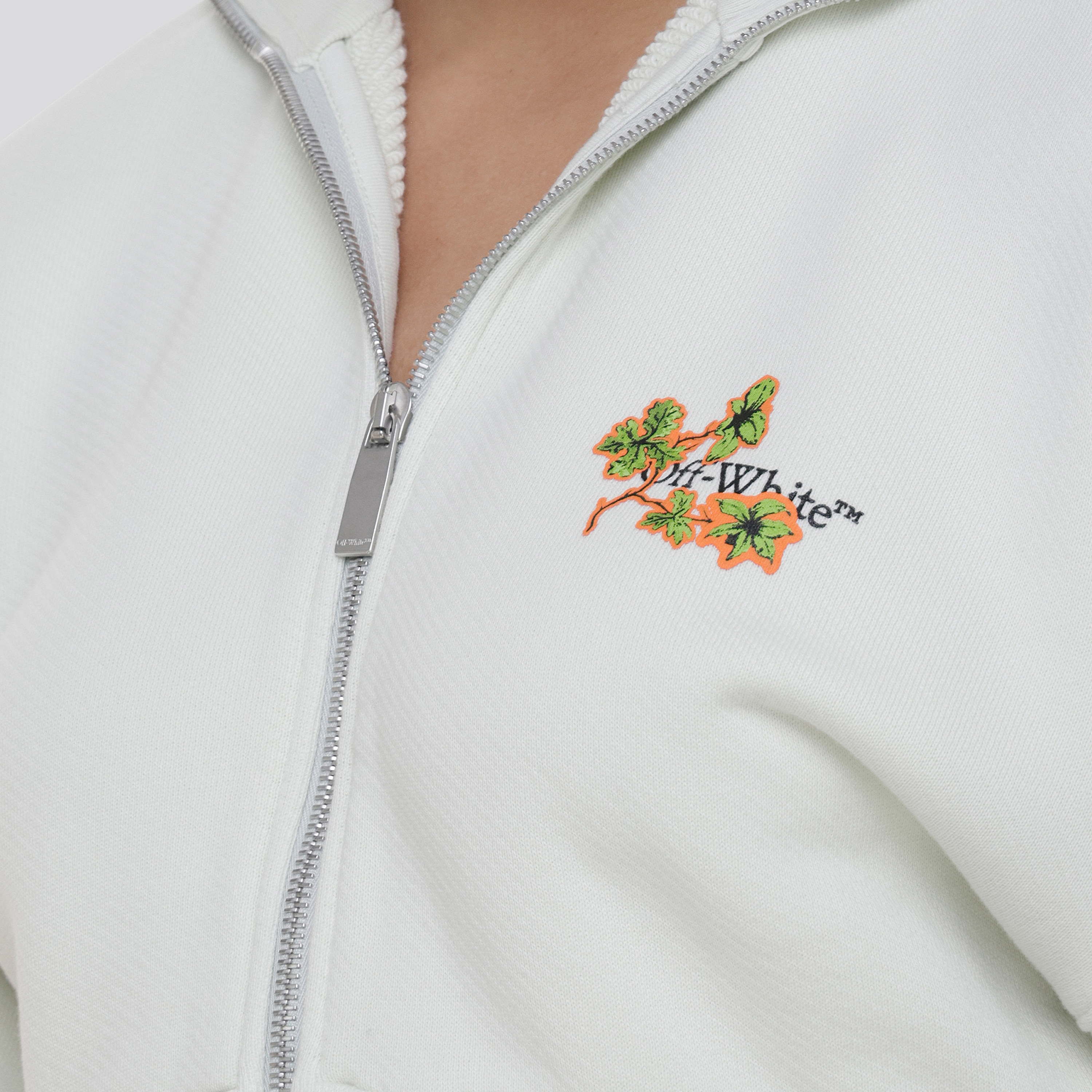 Buzo Verde Off-White Ramage Flower