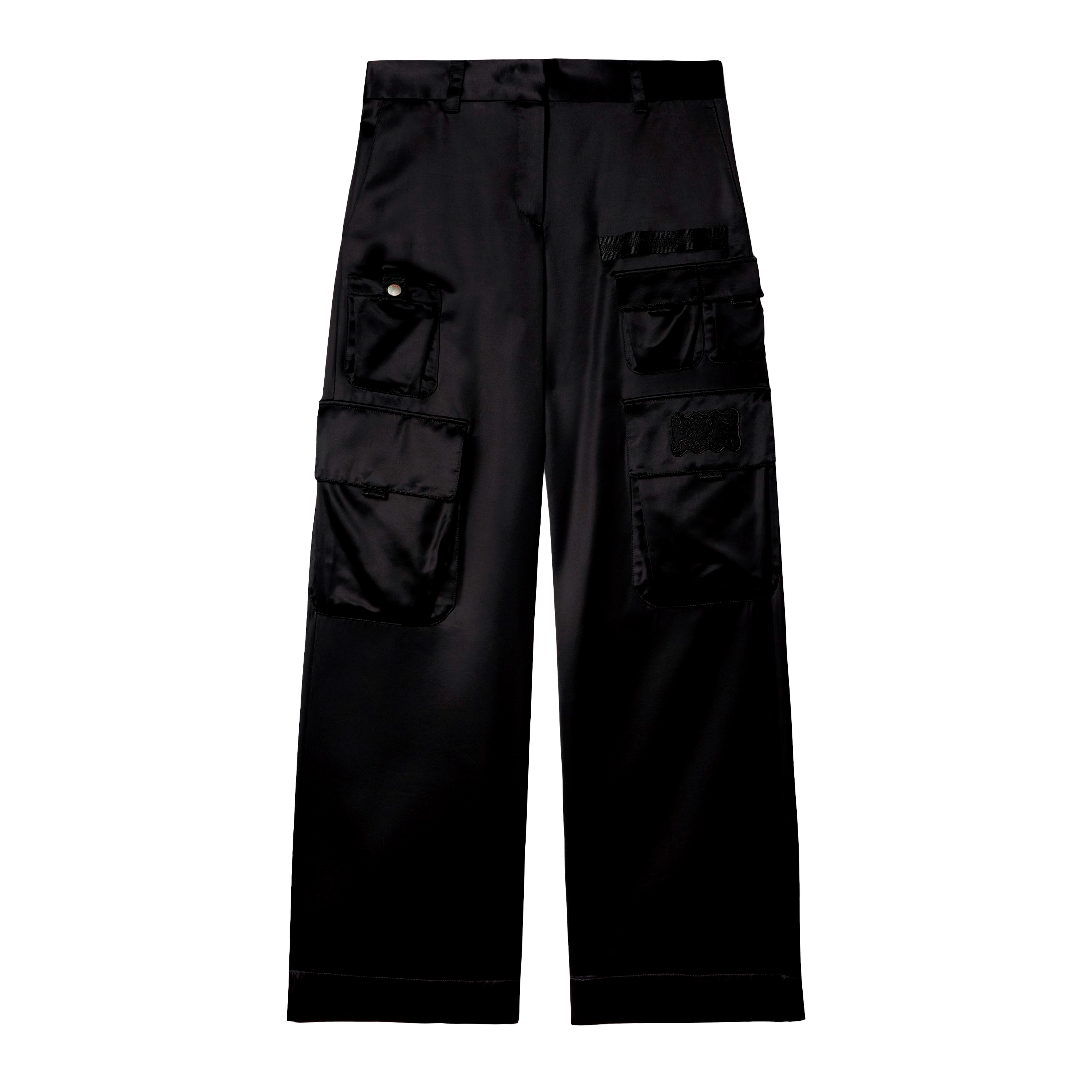 Pantalón Negro Off-White Satin Toybox