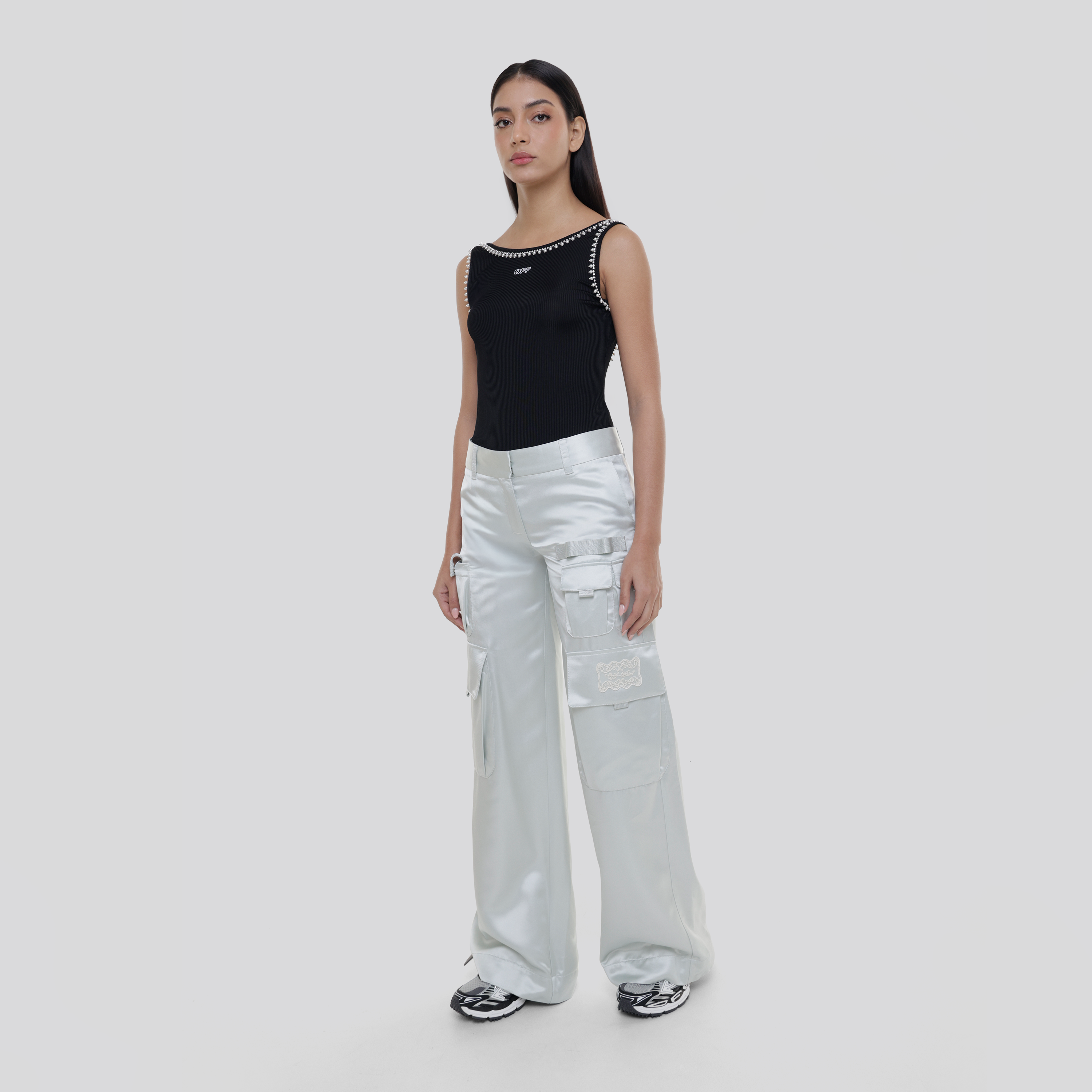 Pantalón Blanco Off-White Cargo