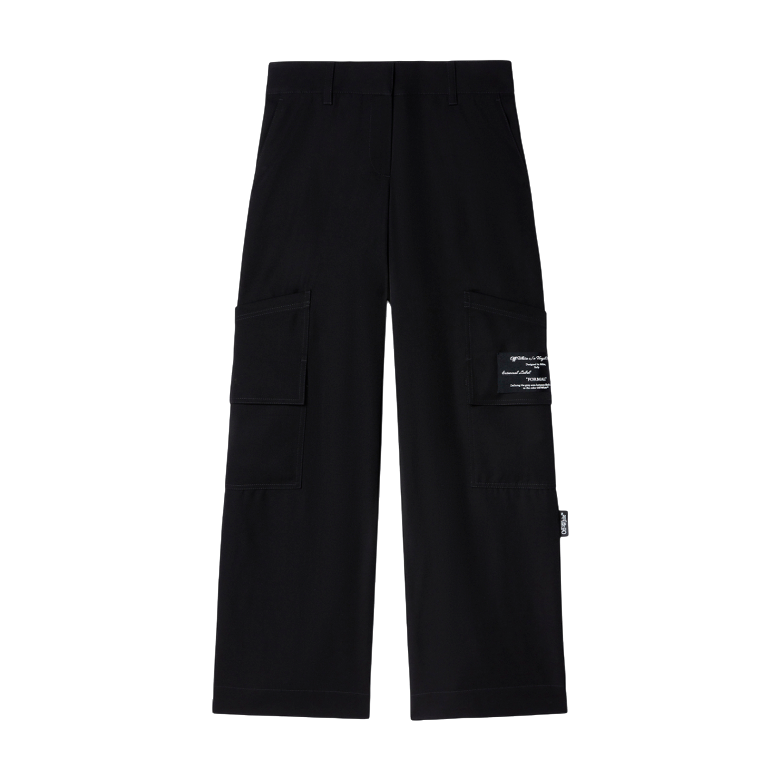 Pantalón Negro Off-White Grain New Toybox