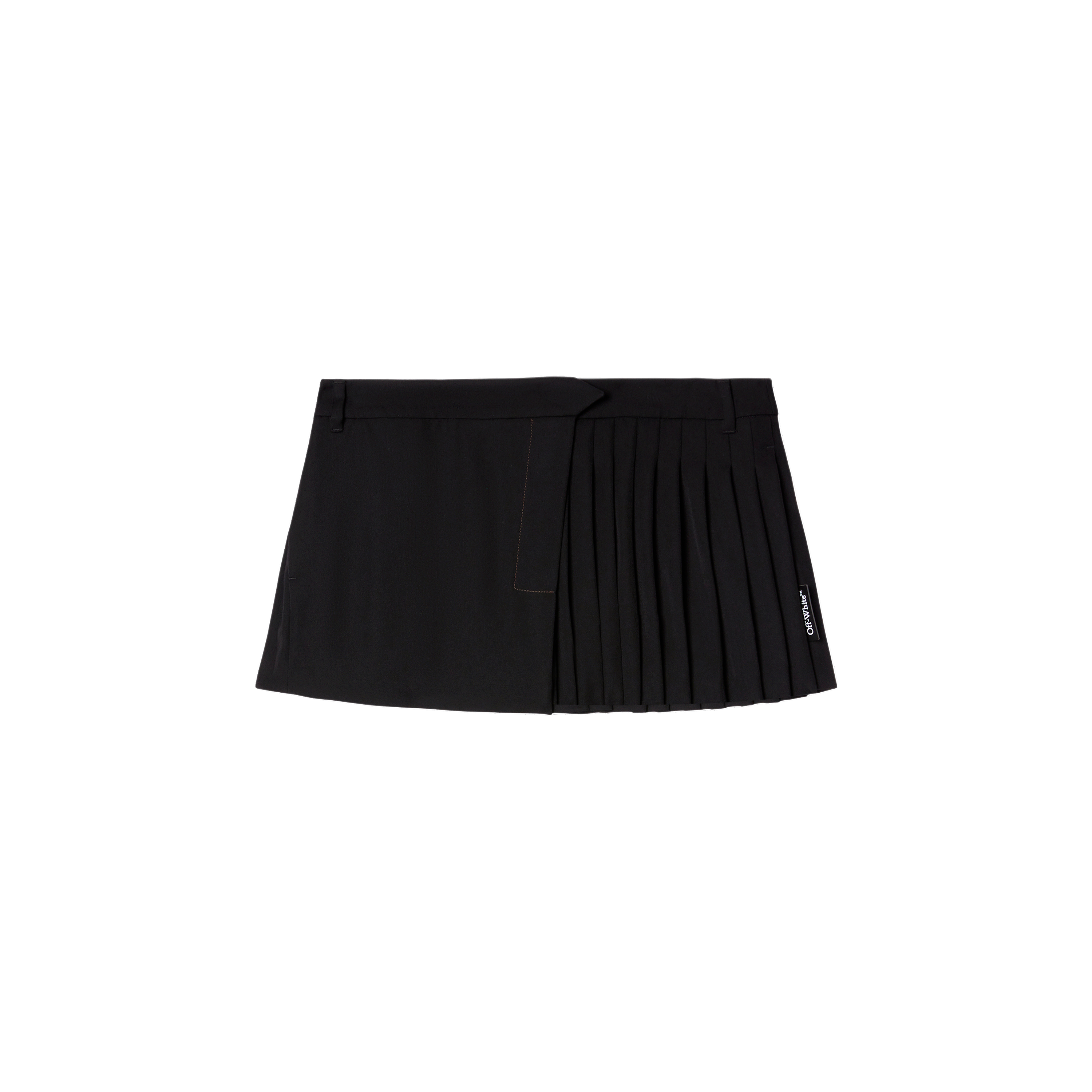 Falda Negra Off White Wo Savana