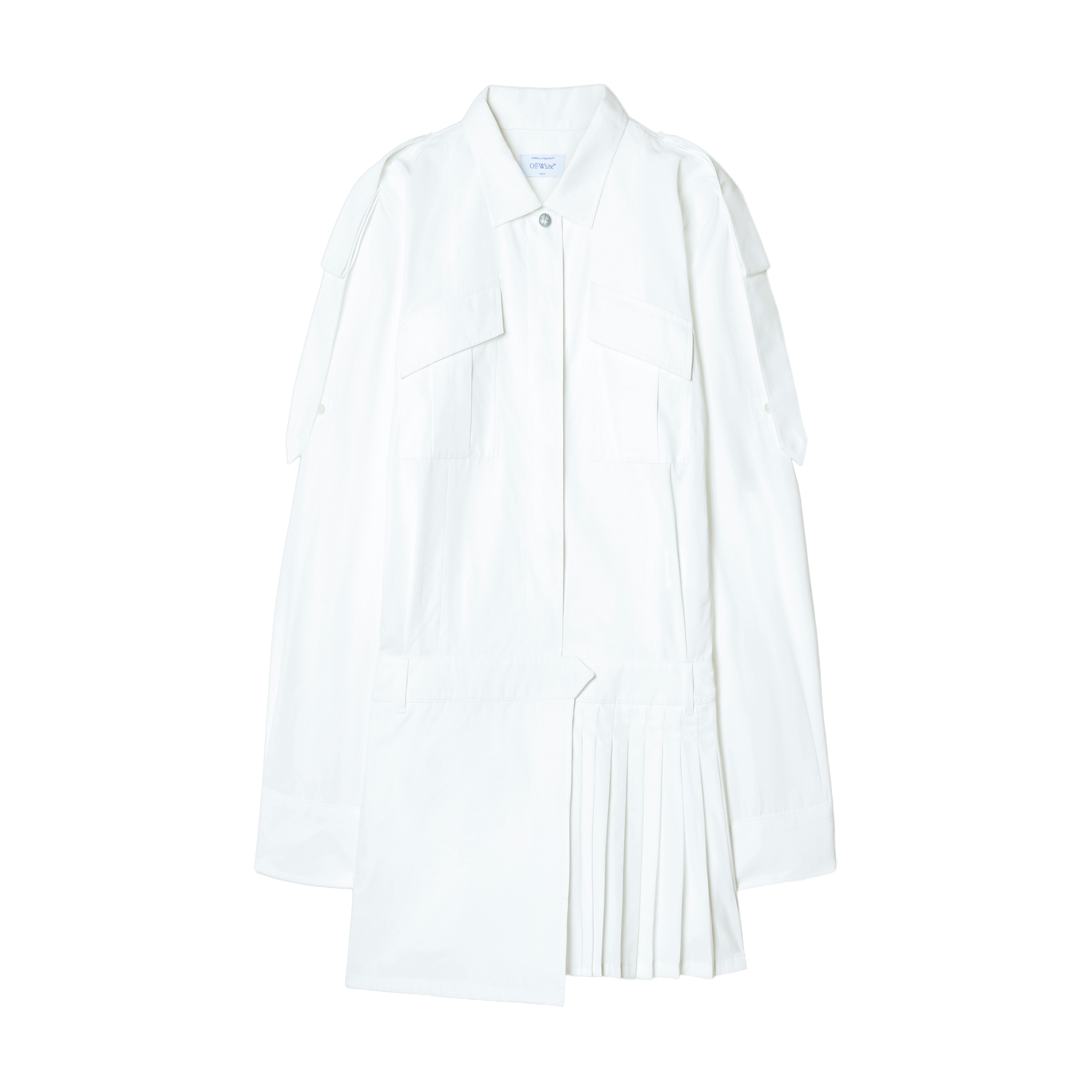 Vestido Blanco Off-White Poplin Savana