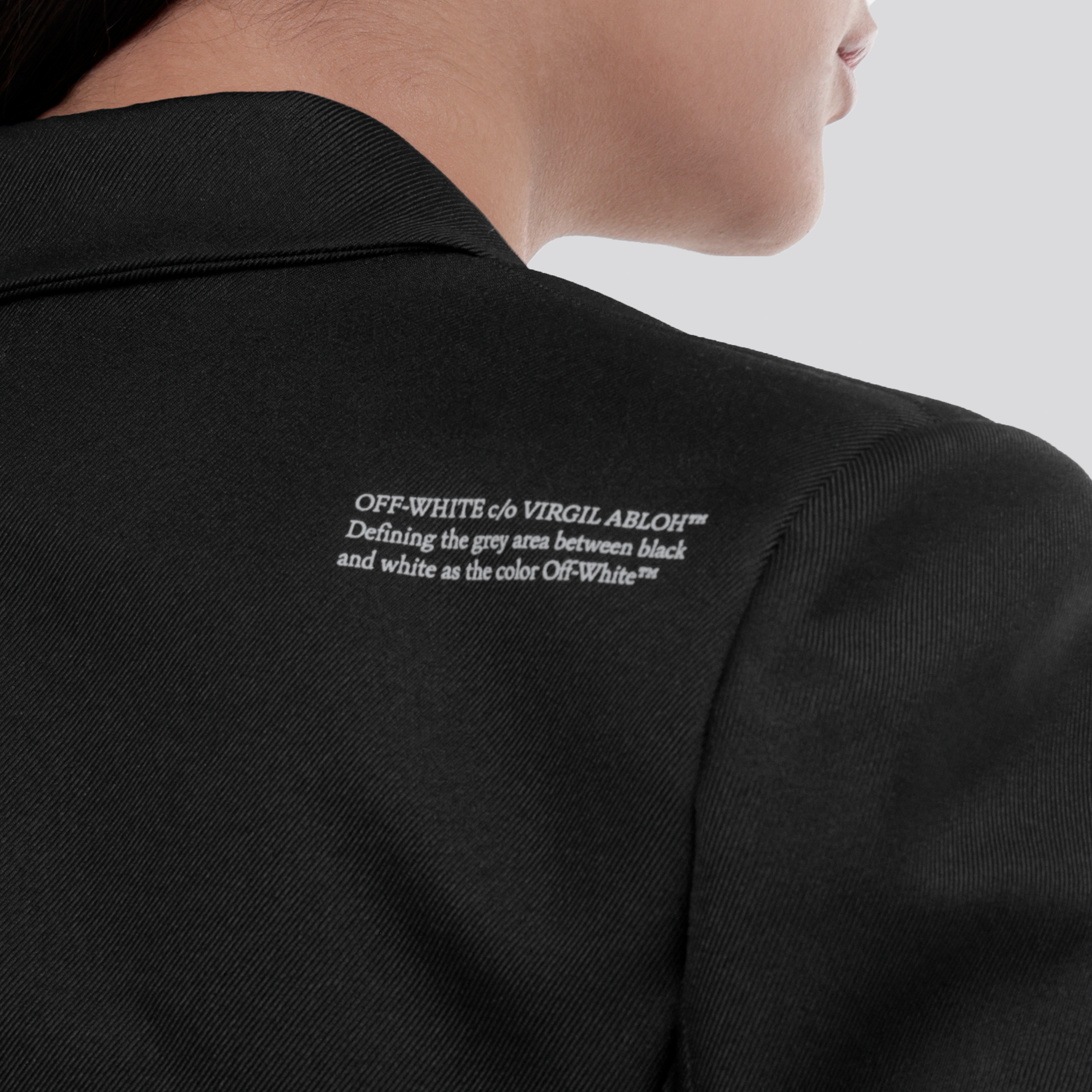 Blazer Negro Off-White Corporate