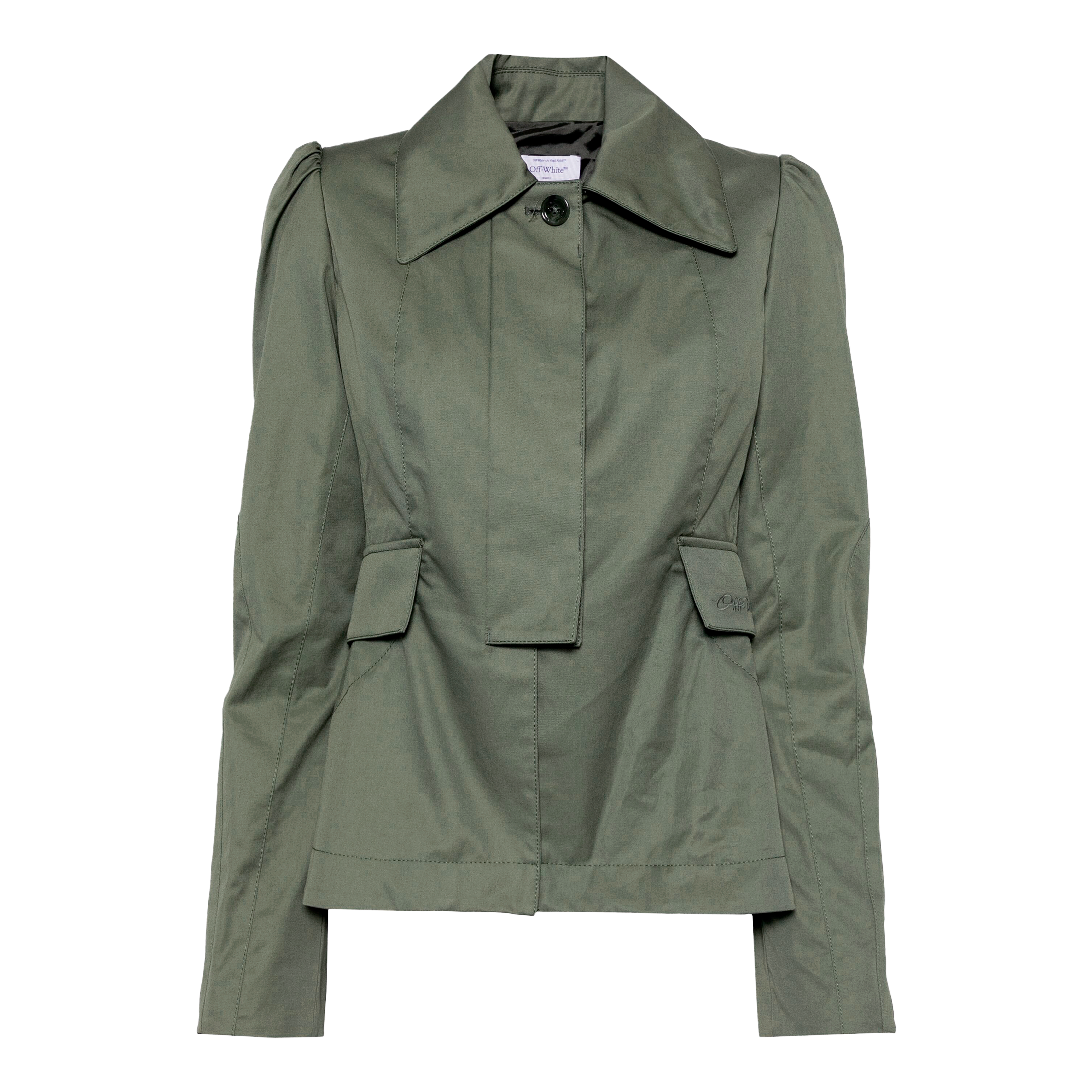 Blazer Verde Off-White Cargo Jacket