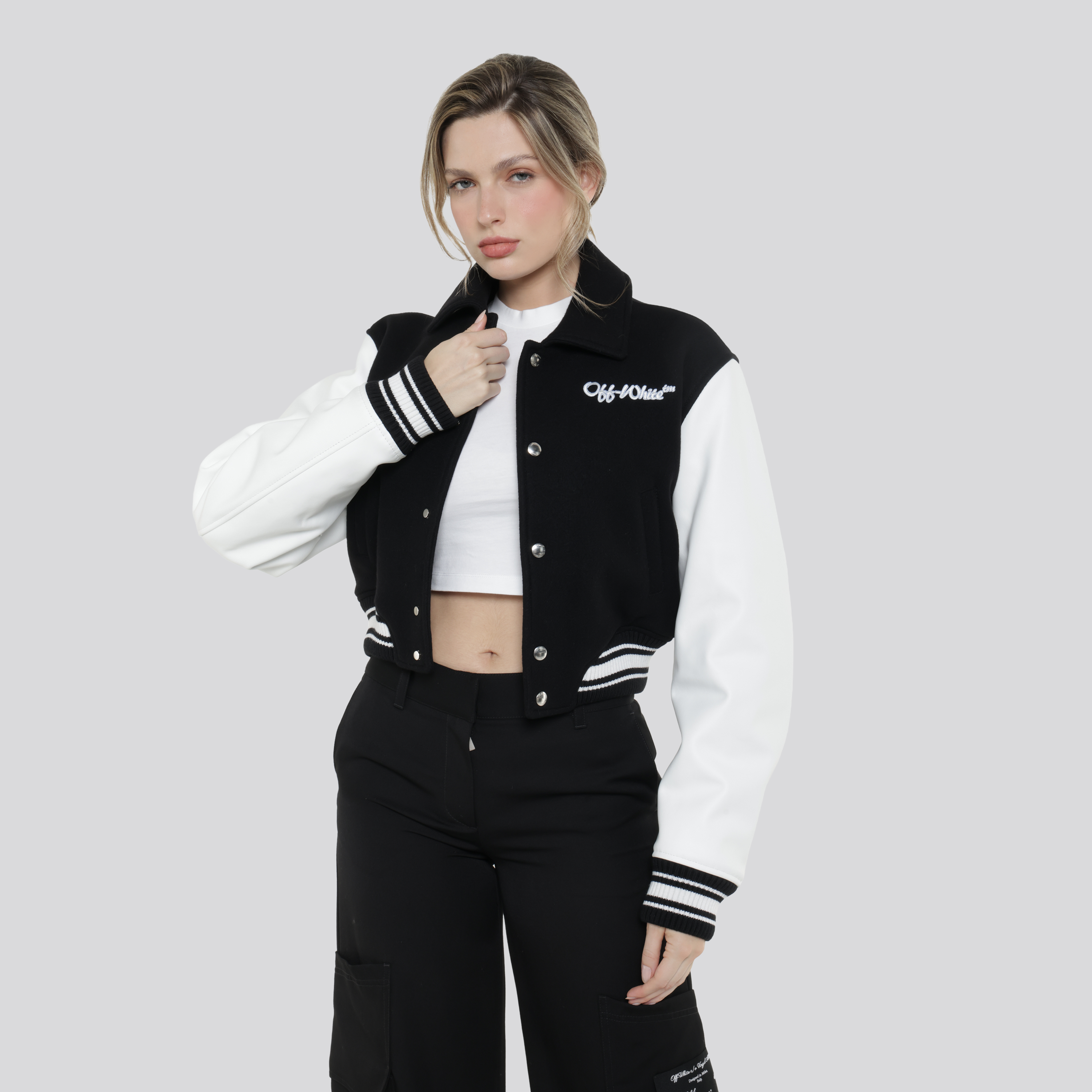 Chaqueta Negra Off-White Wo