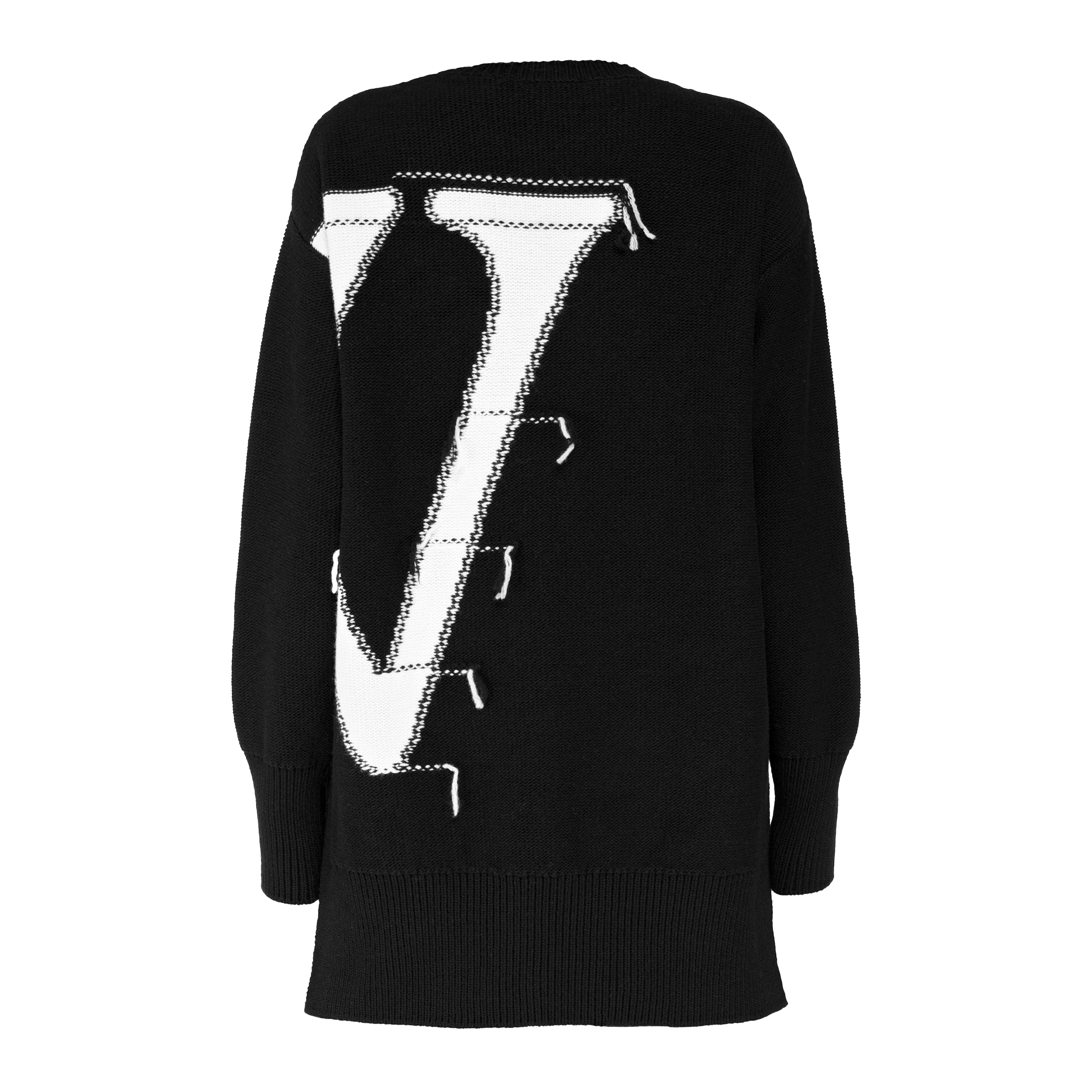 Buzo Negro Off-White OW Maxi Logo