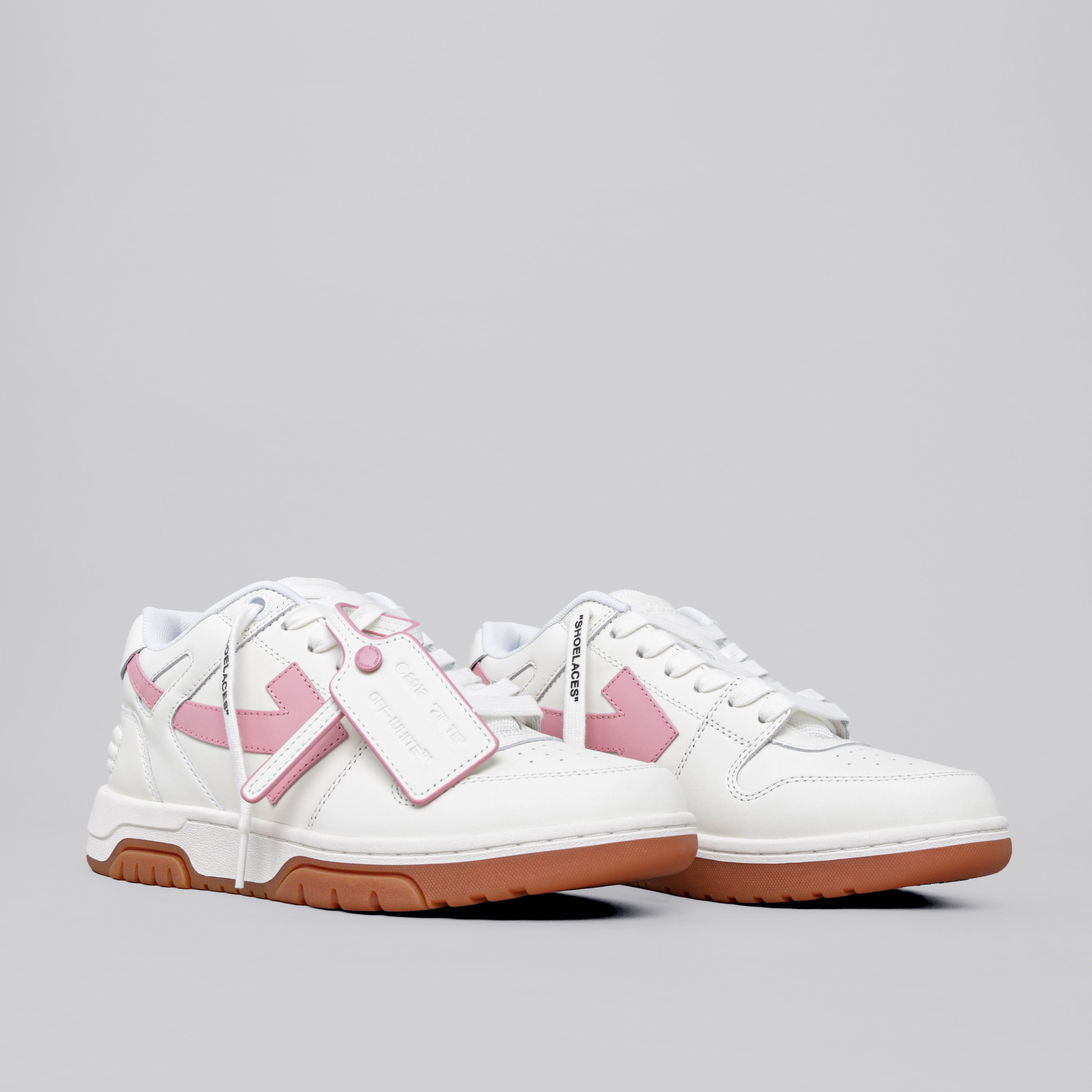 Sneakers Blanco Off-White Rosa "OOO"