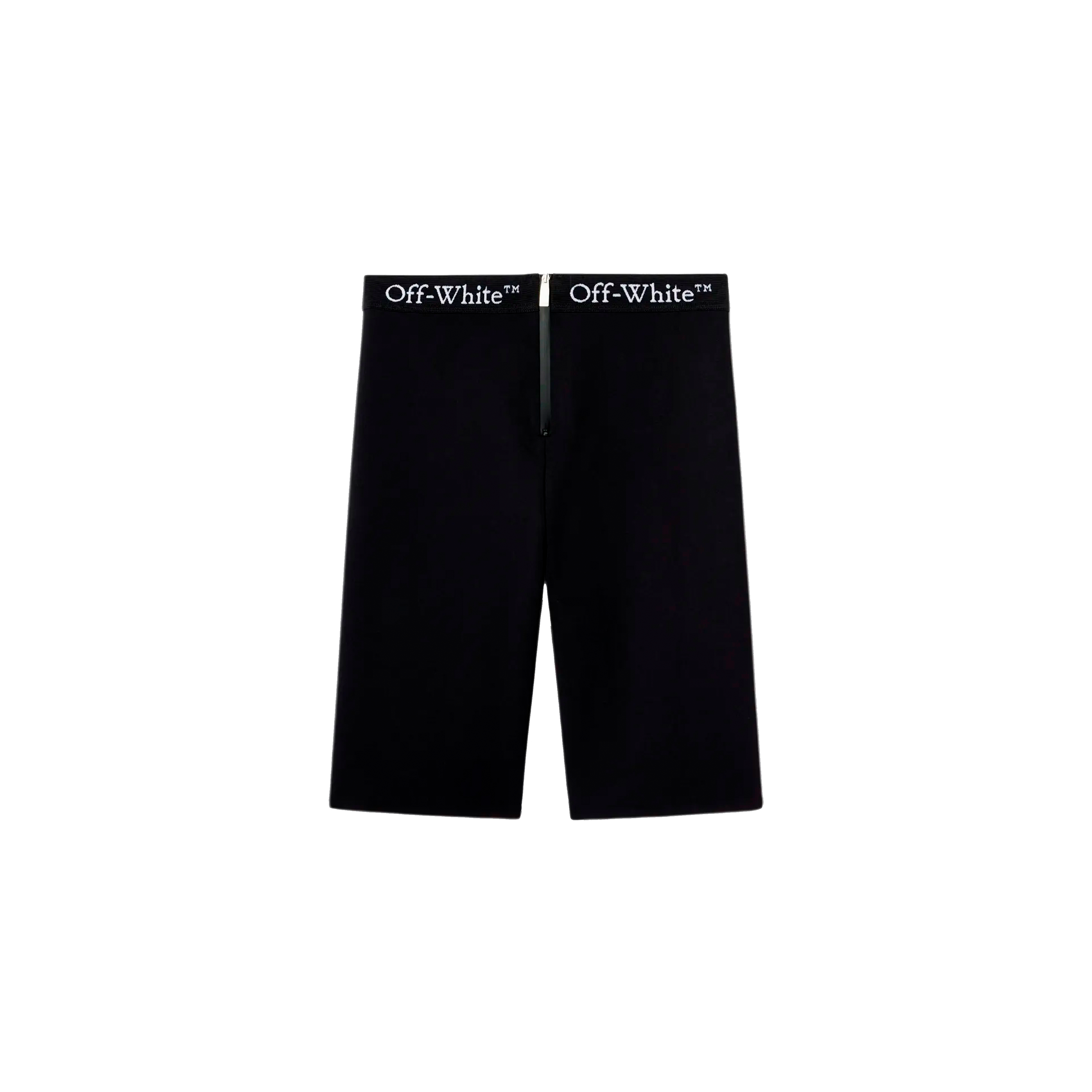 Shorts Negro Off-White Logoband Zipped