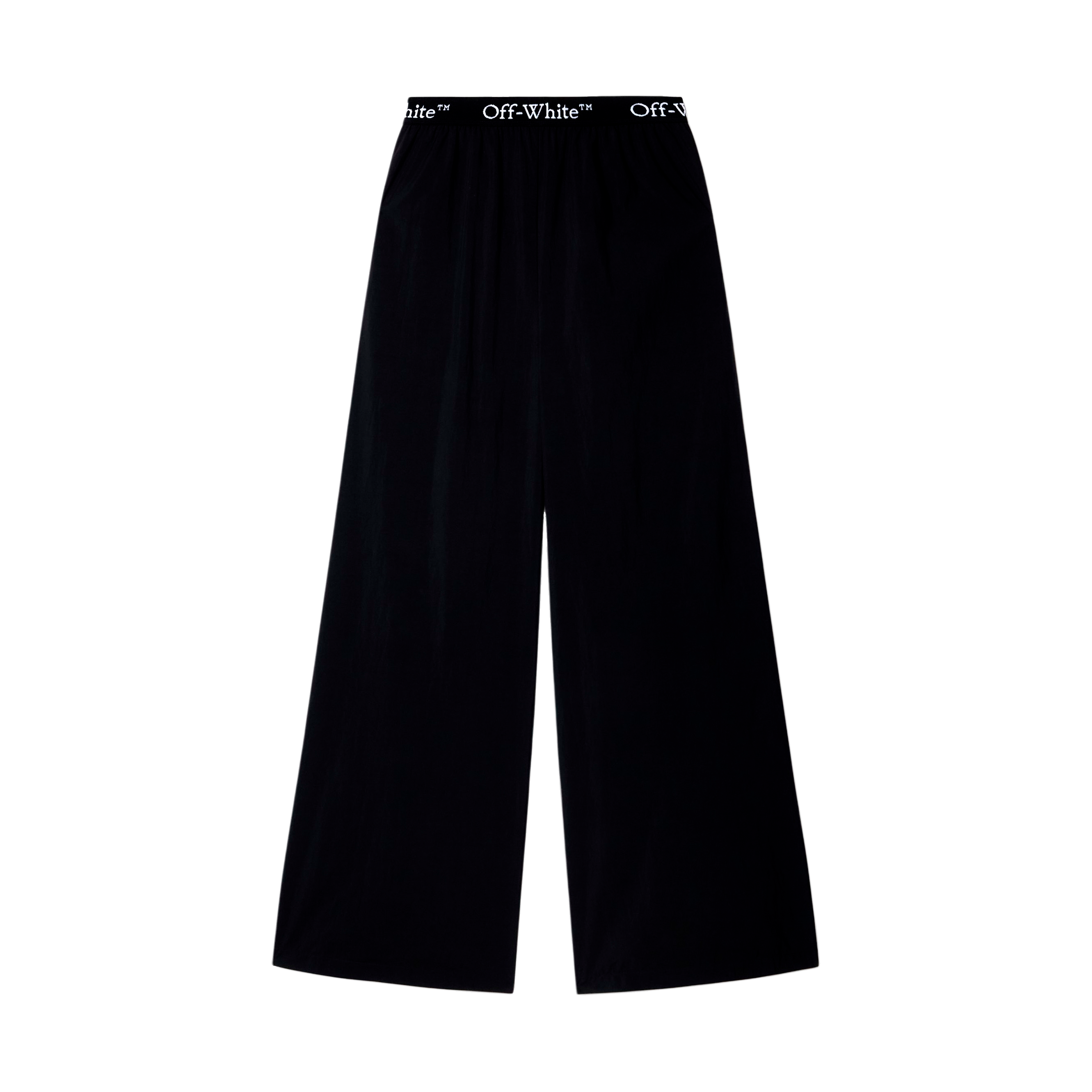 Pantalón Negro Off-White Logoband Nylon