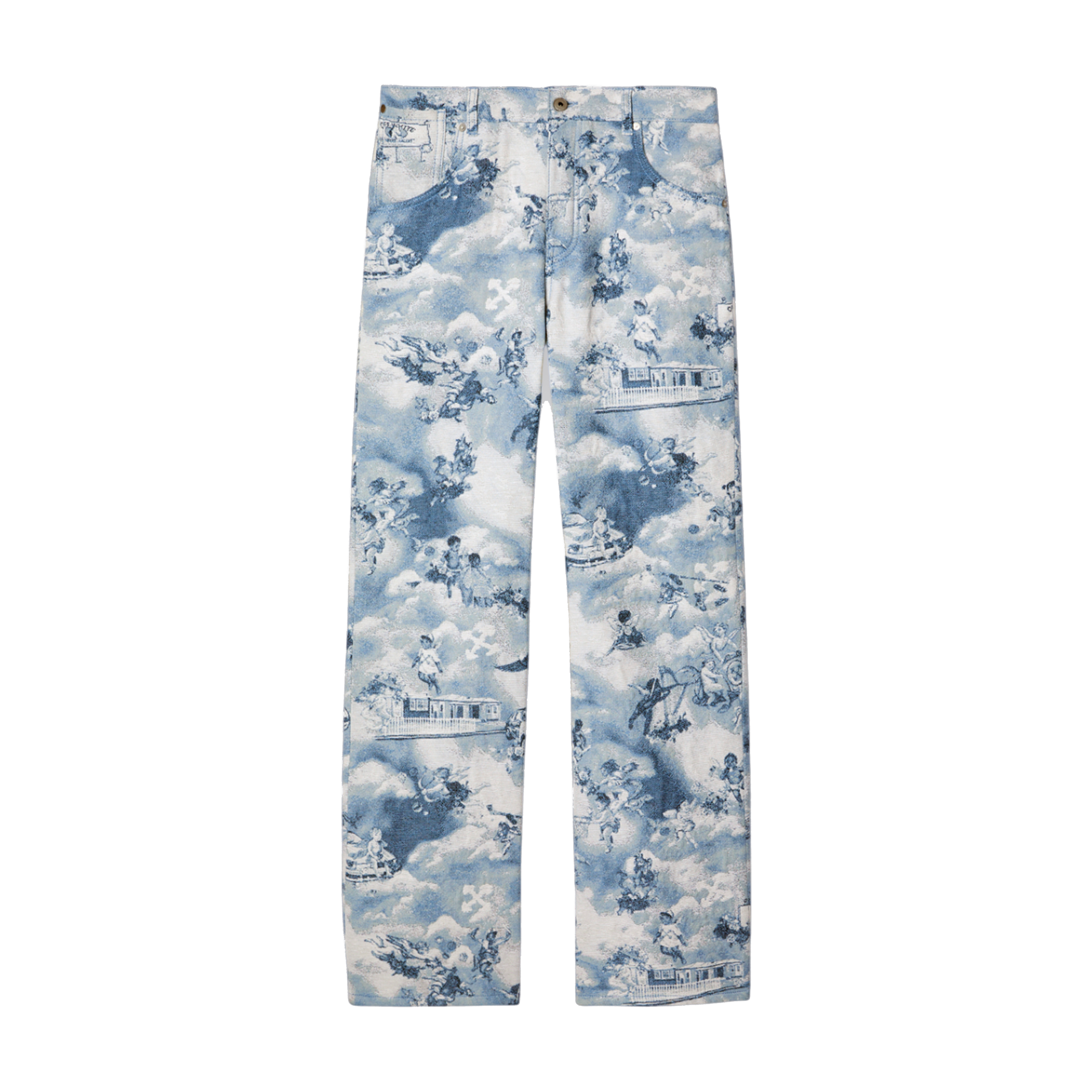 Pantalón Denim Off-White Fresco Tapertry Wide