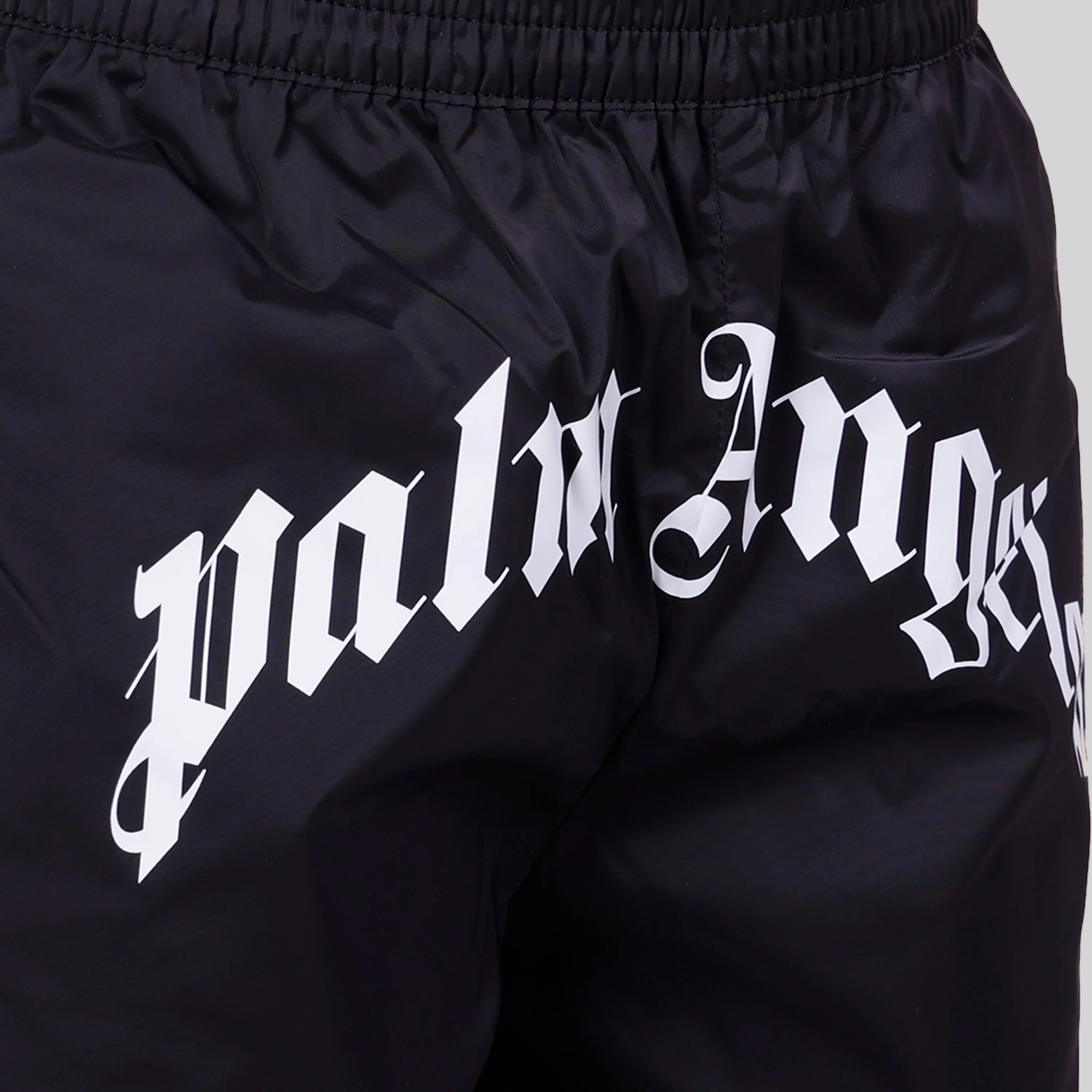 Pantaloneta de Baño Black Palm Angels Kids Curved Logo