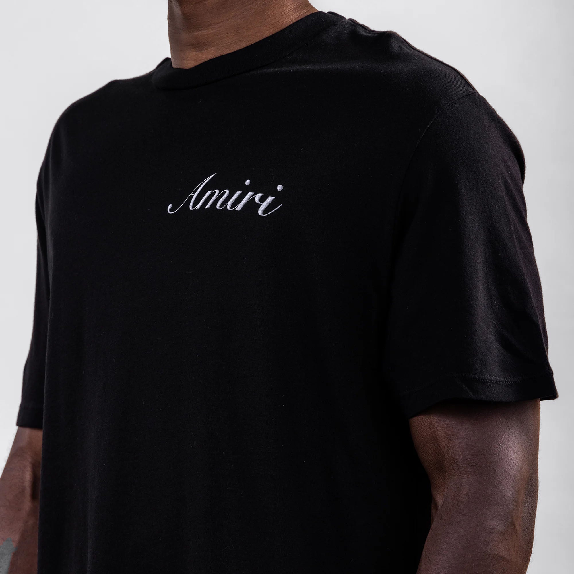 Camiseta Negra AMIRI Back Logo