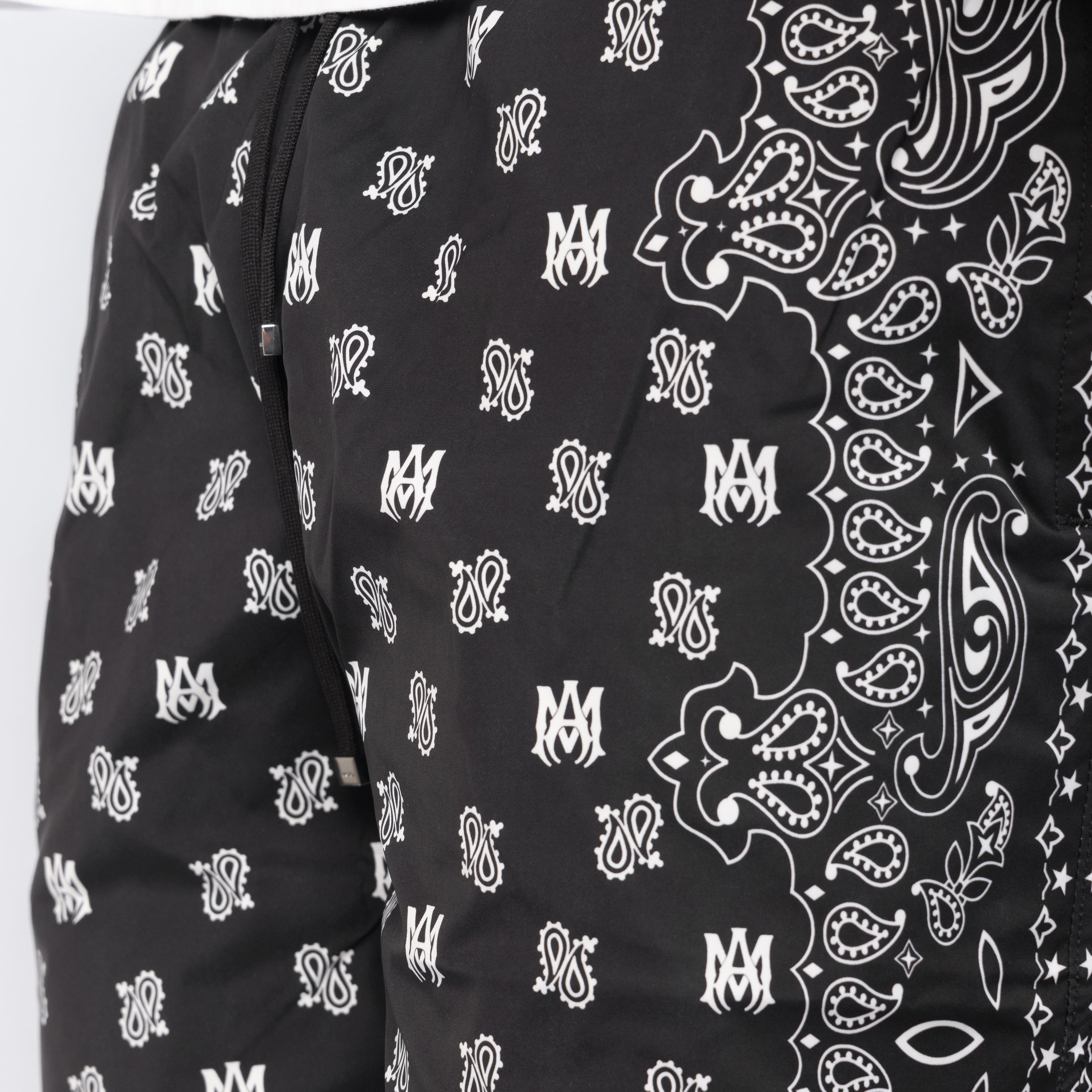 Pantaloneta Negra AMIRI Amiri Monogram