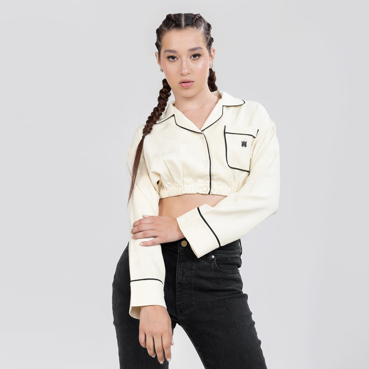 Camisa Blanca AMIRI MA Plaque