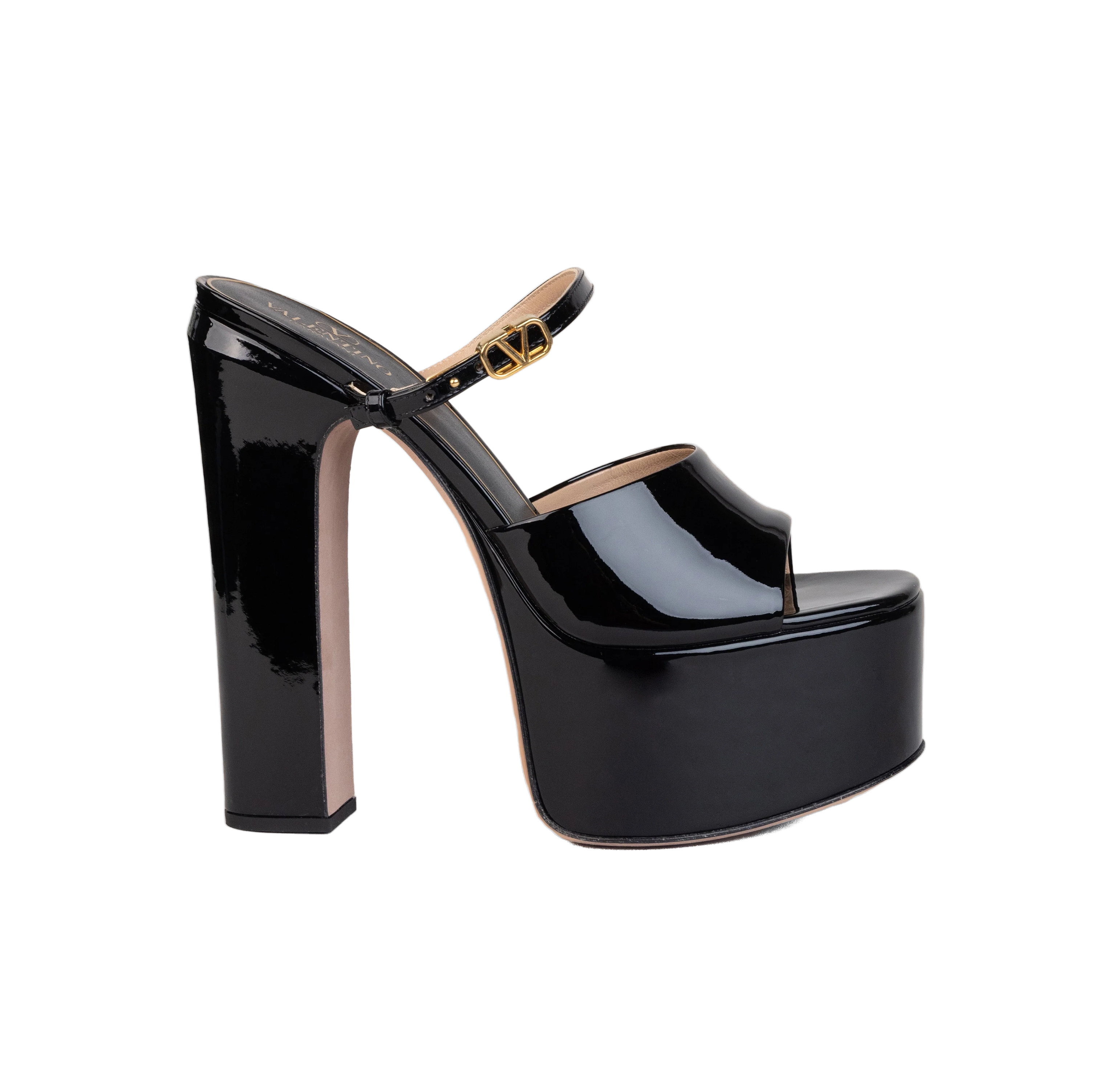 Tacones Negros Valentino Tan-Go 155 mm