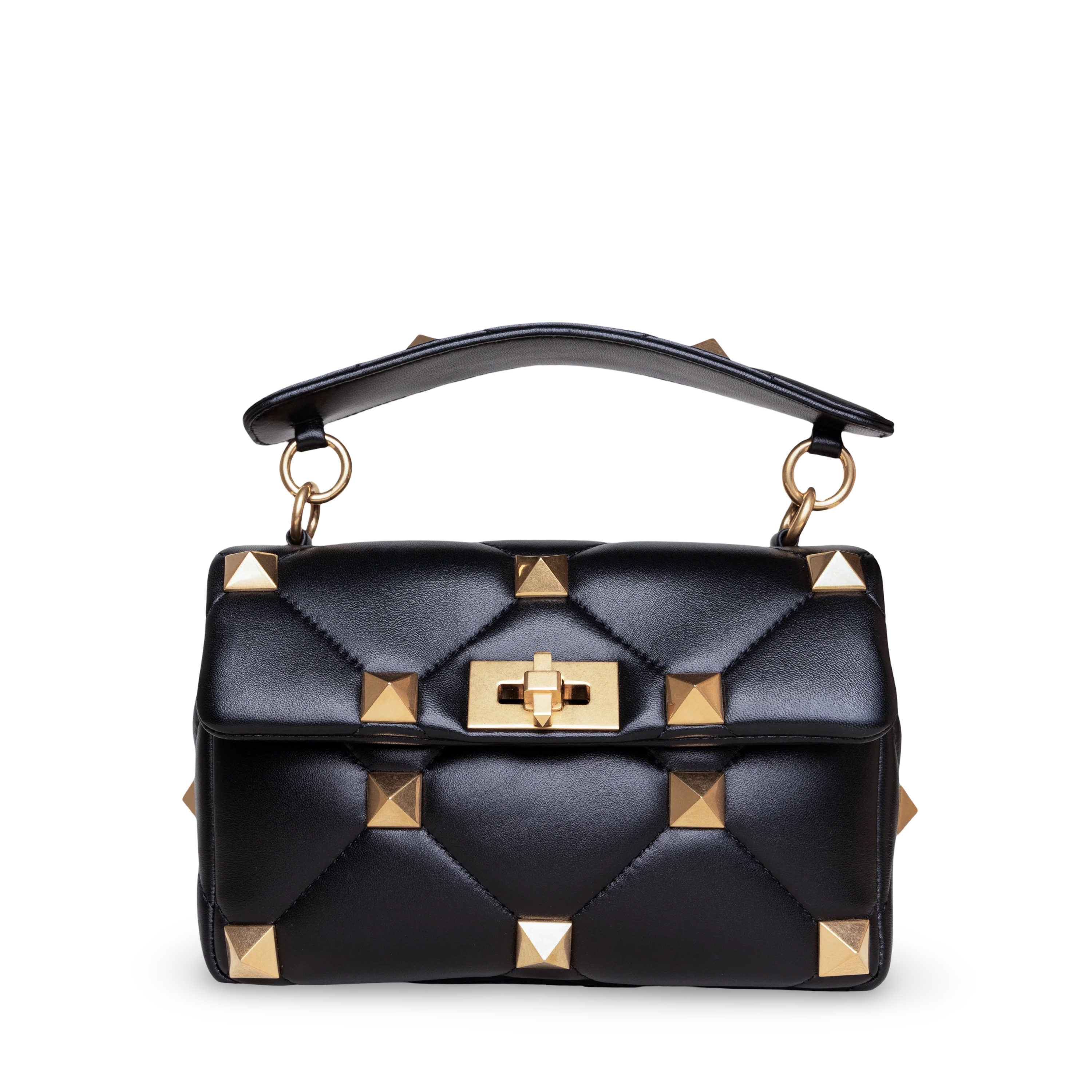 Bolso Pequeño Negro Valentino Roman Stud Bag