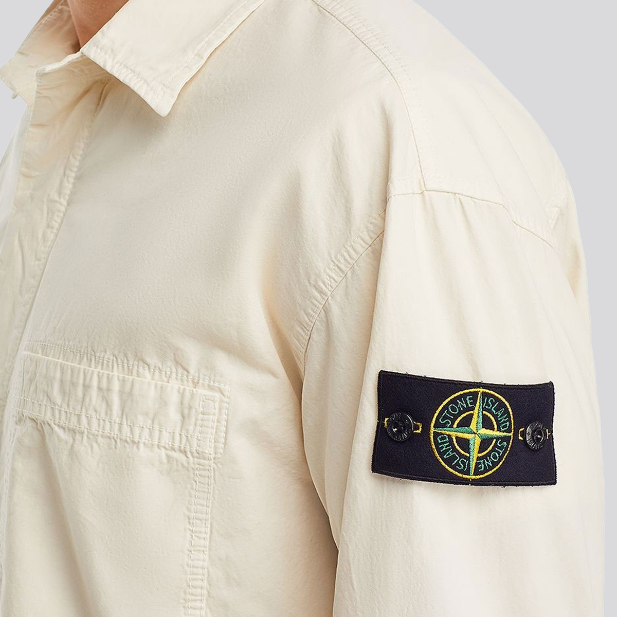 Camisa Hueso Stone Island