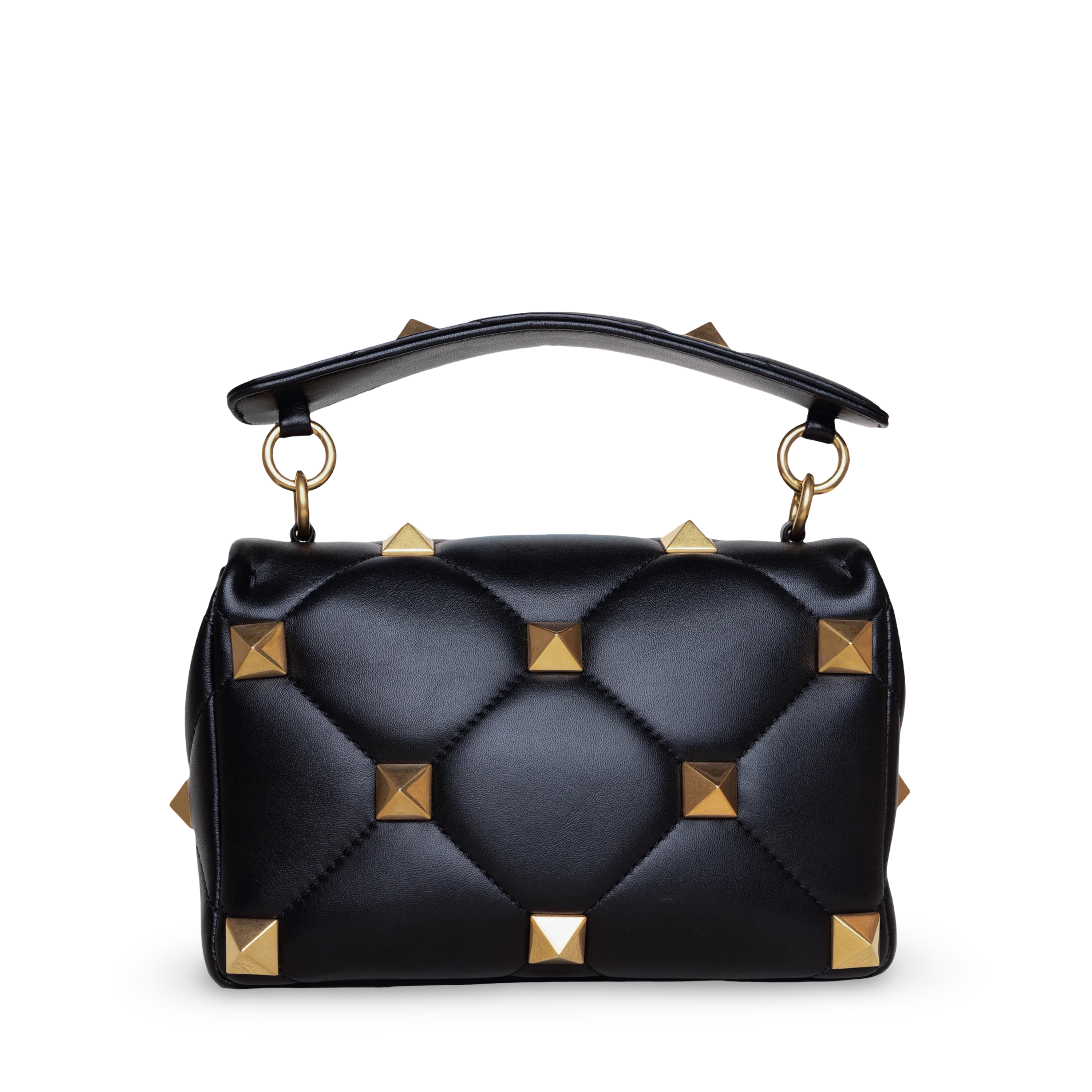 Bolso Pequeño Negro Valentino Roman Stud Bag