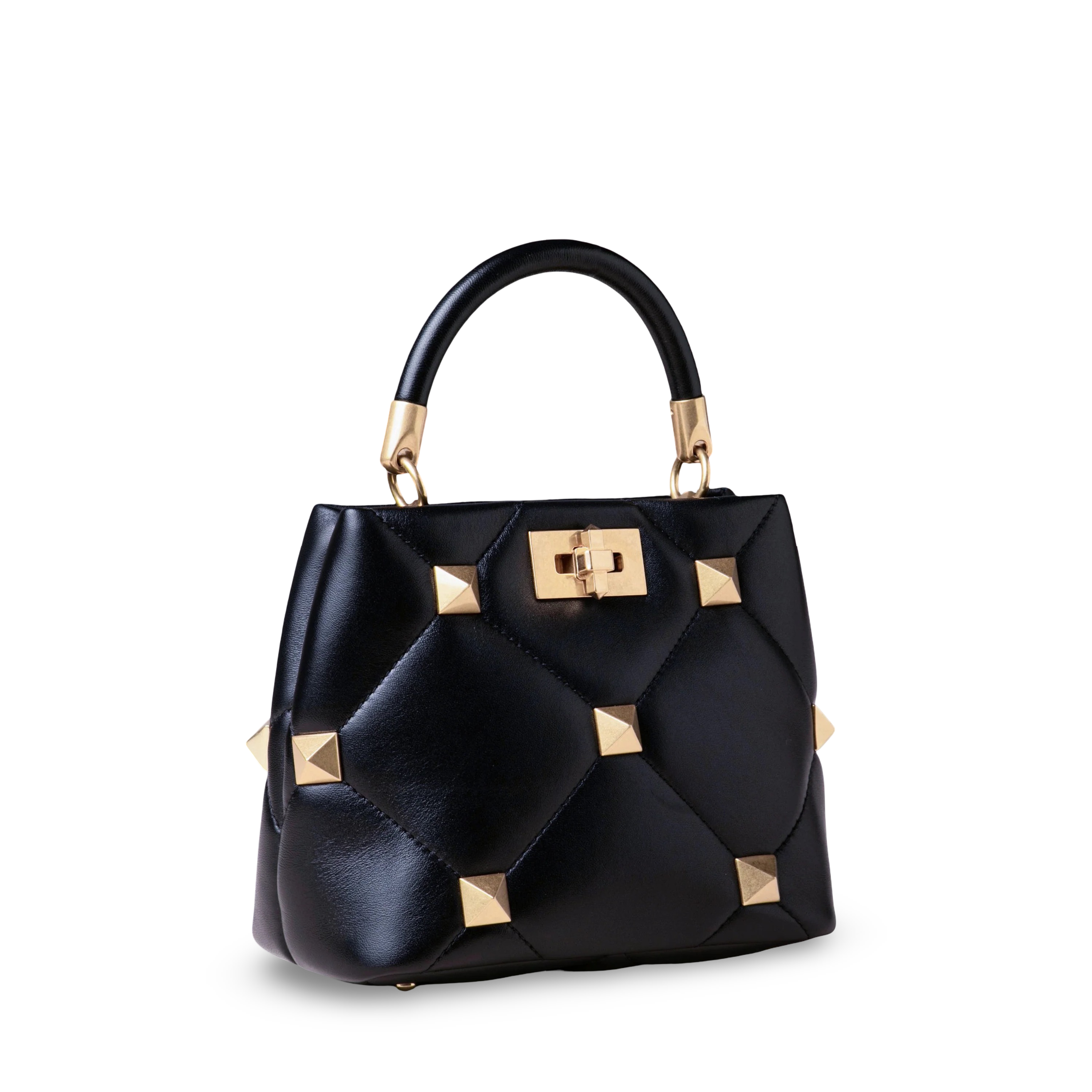 Bolso Negro Valentino Roman Stud